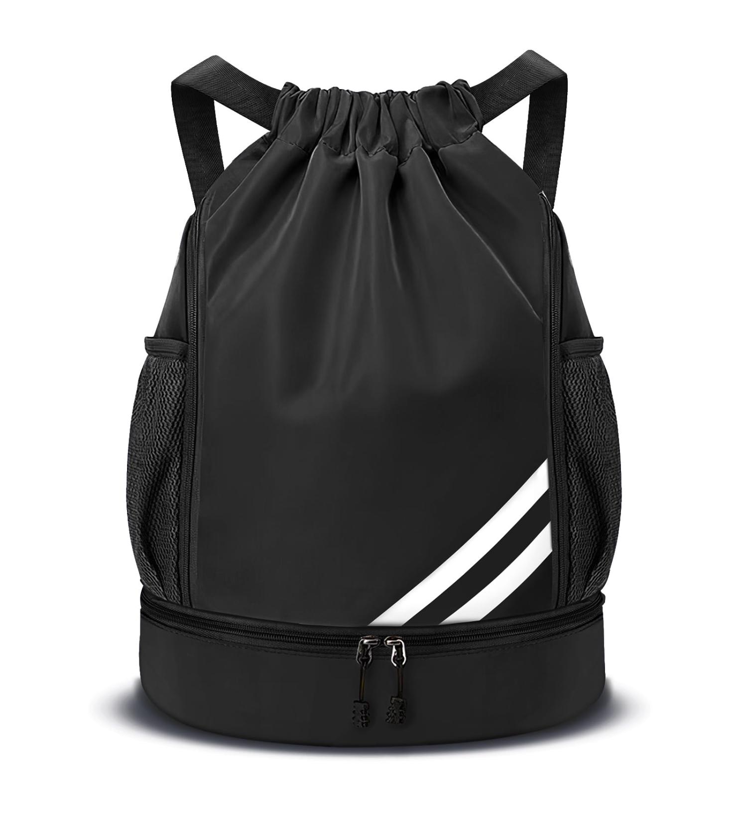 Gym Bag with Cord - Waterproof Large Capacity Sports Backpack for Men Women & Juniors | Football Bag with Ball Compartment & Adjustable Straps - Buy Online on GoSupps.com