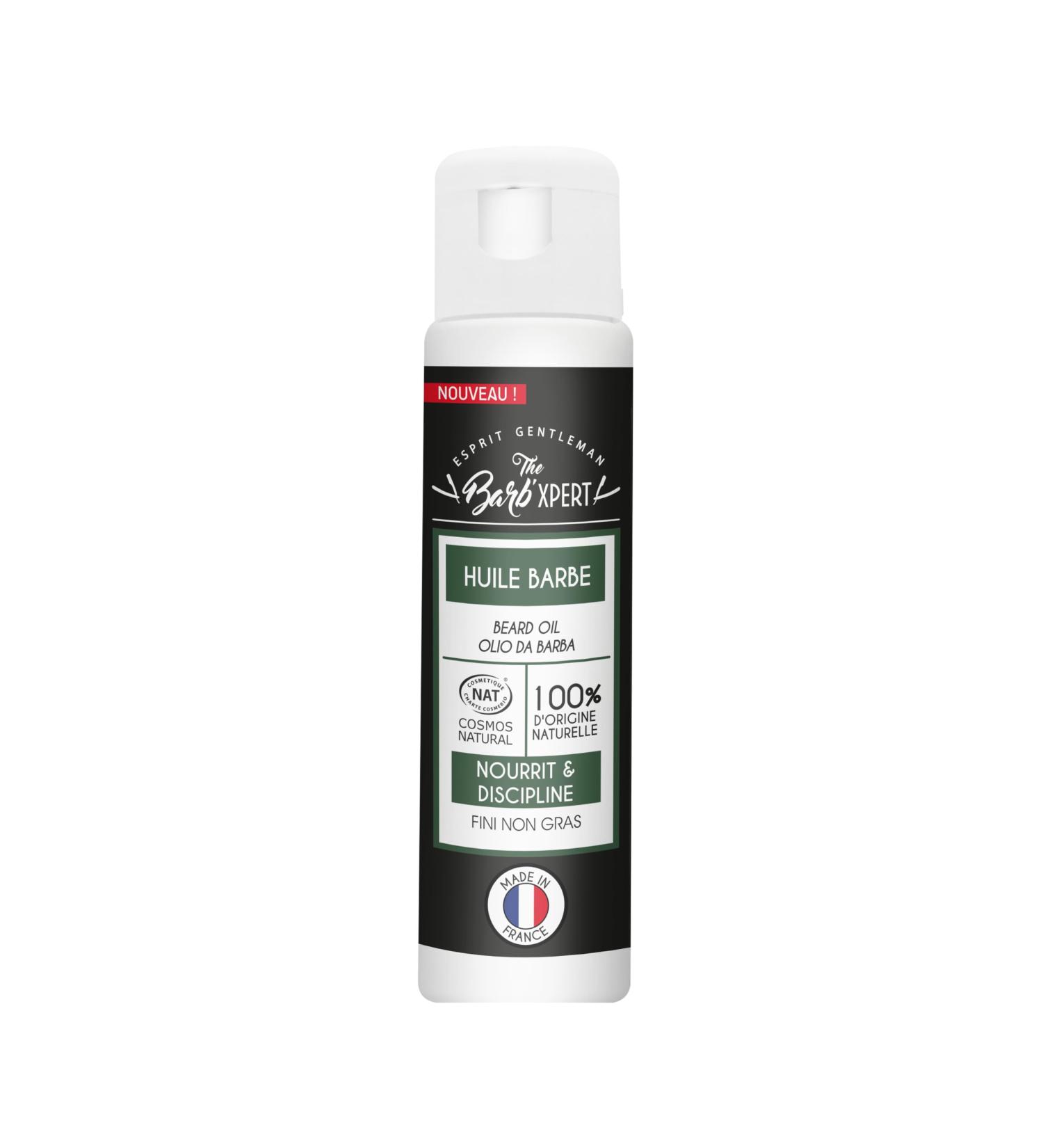 THE BARB'XPERT - Organic Beard Oil - Made in France - Cosmos Natural Certified - Protects & Nourishes - Buy Online on GoSupps.com