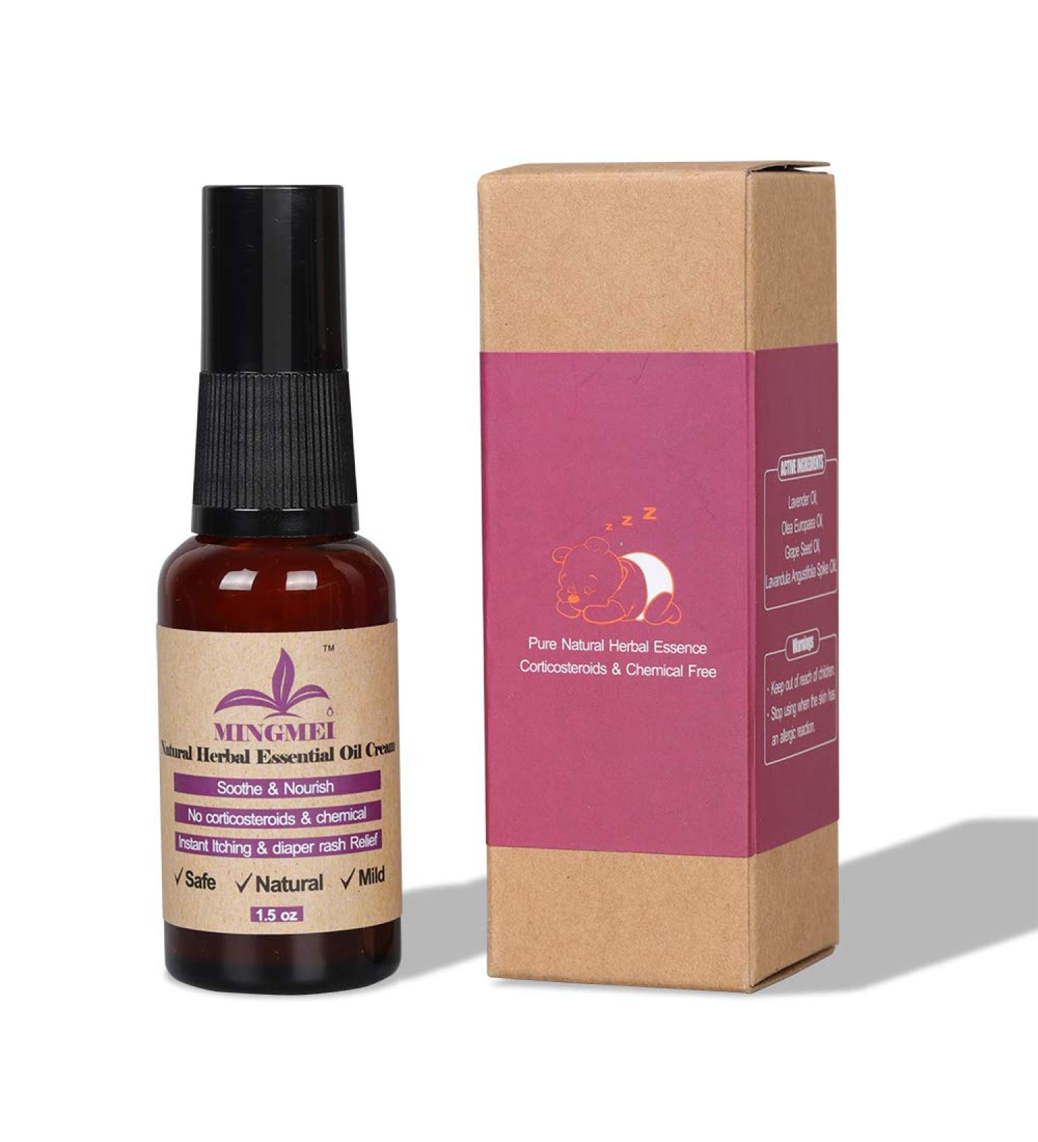 Natural Eczema & Urticaria Treatment Diaper Rash Cream for Babies - Mingmei Herbal Formula 1.5oz - Buy Online on GoSupps.com