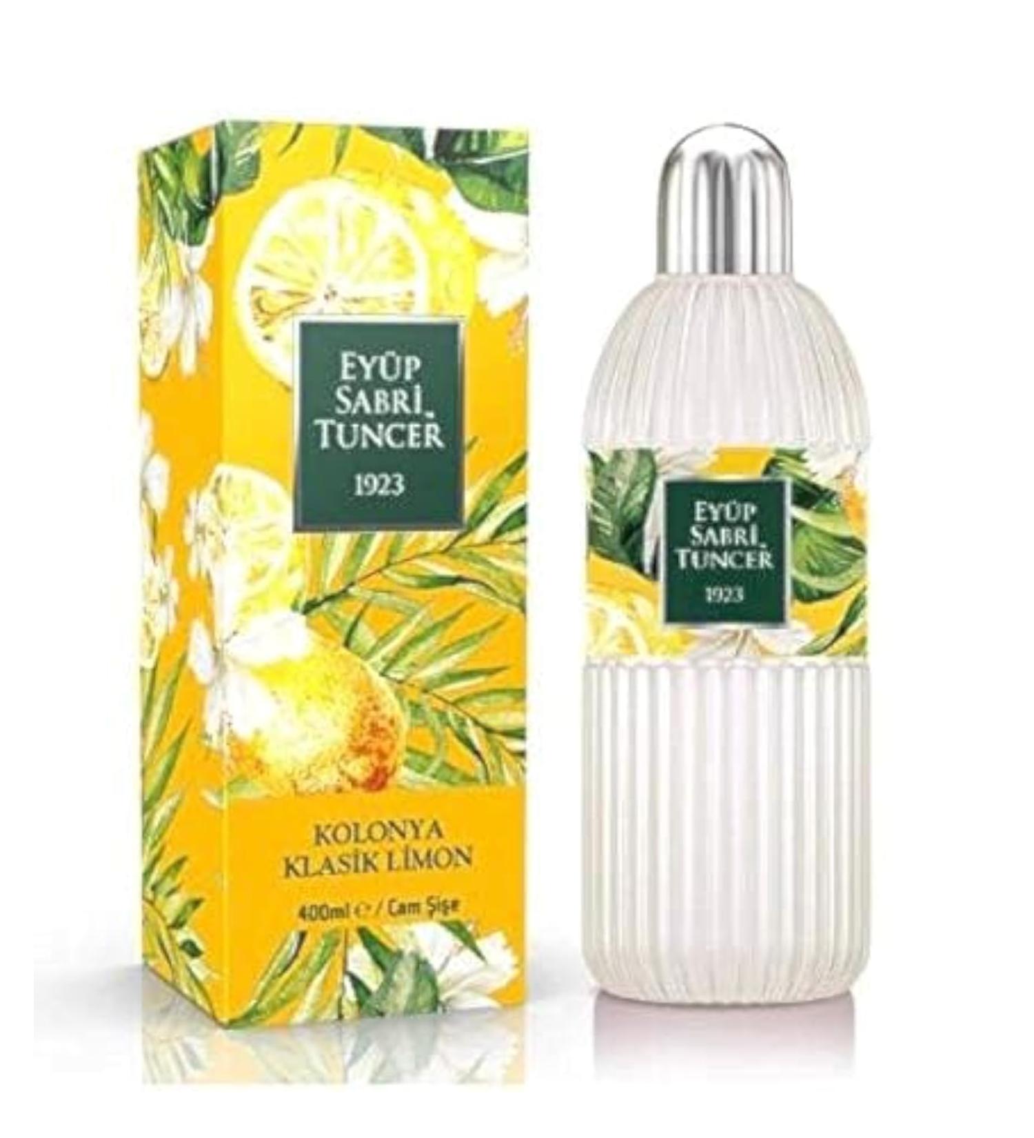 Eyup Sabri Tuncer Lemon Cologne 400 mL Citrus Floral Fresh Lemon 13.35 Fl Oz (Pack of 1)