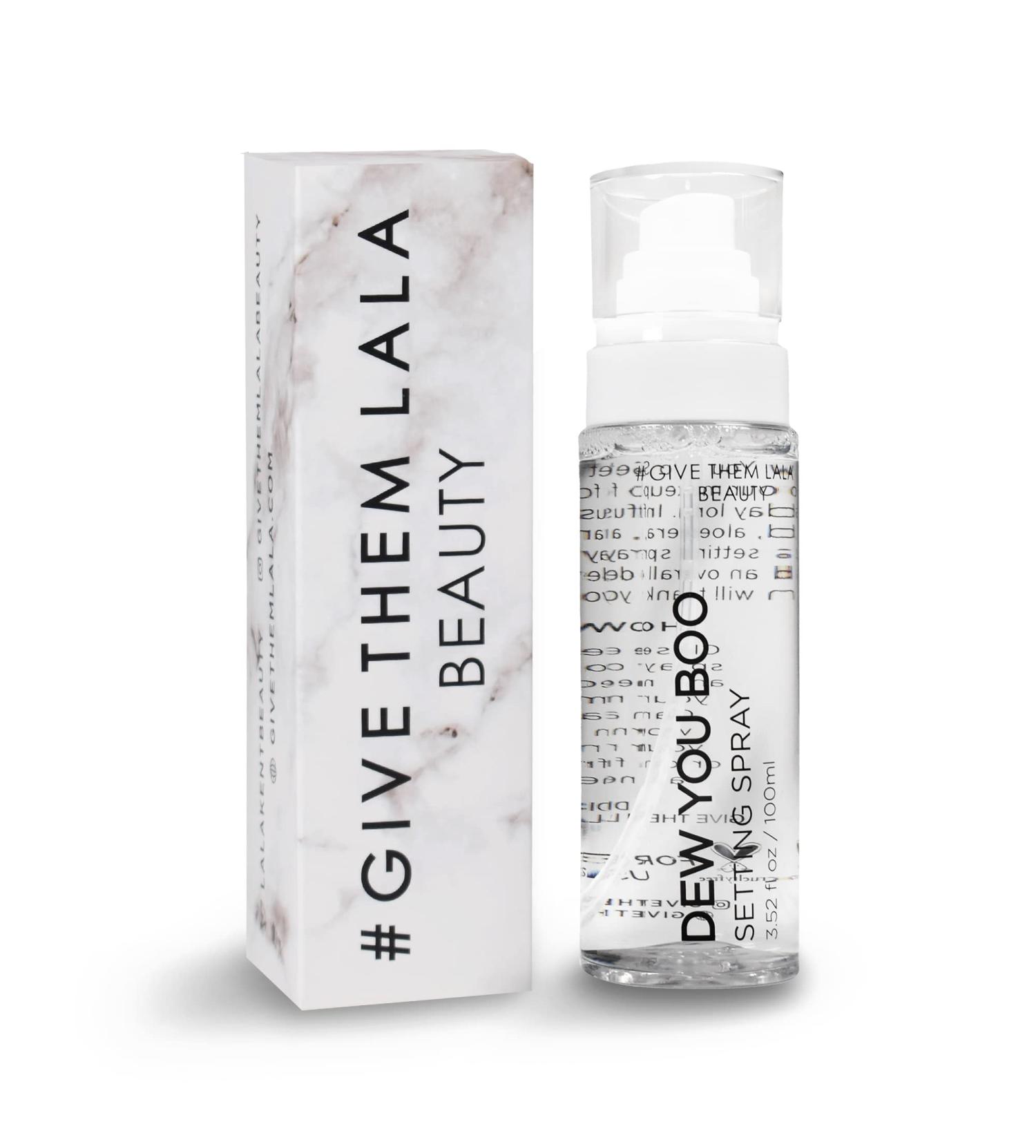 Dew You Boo Setting Spray - Hydrating Makeup Setting Spray with Hyaluronic Acid, Aloe Vera & Coconut Water - Buy Online on GoSupps.com