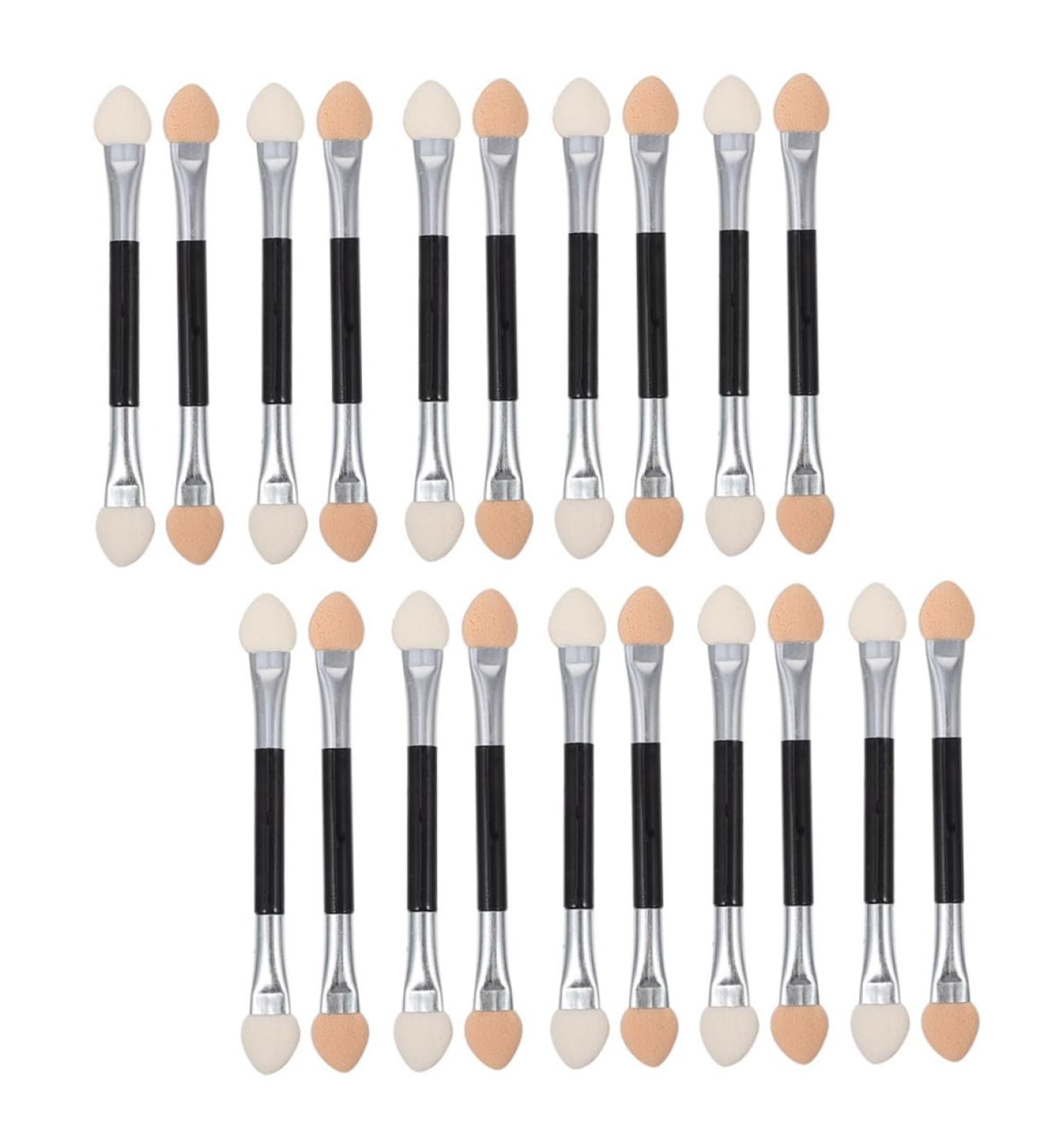 DRESSOOS 30pcs Eye Shadow Stick Lipstick Brushes Lash Tools Make up Sponges Make up Brush Double Emulsion - Buy Online on GoSupps.com