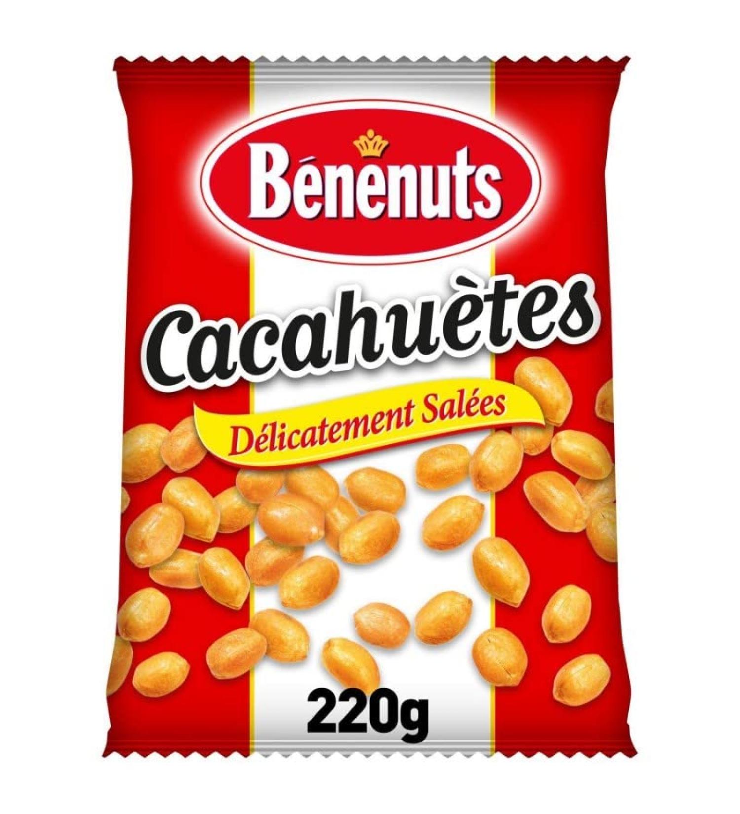 Savourez les cacahu tes grill es sal es B N NUTS 220g l ap ritif croquant et gourmand- Lot De 4
