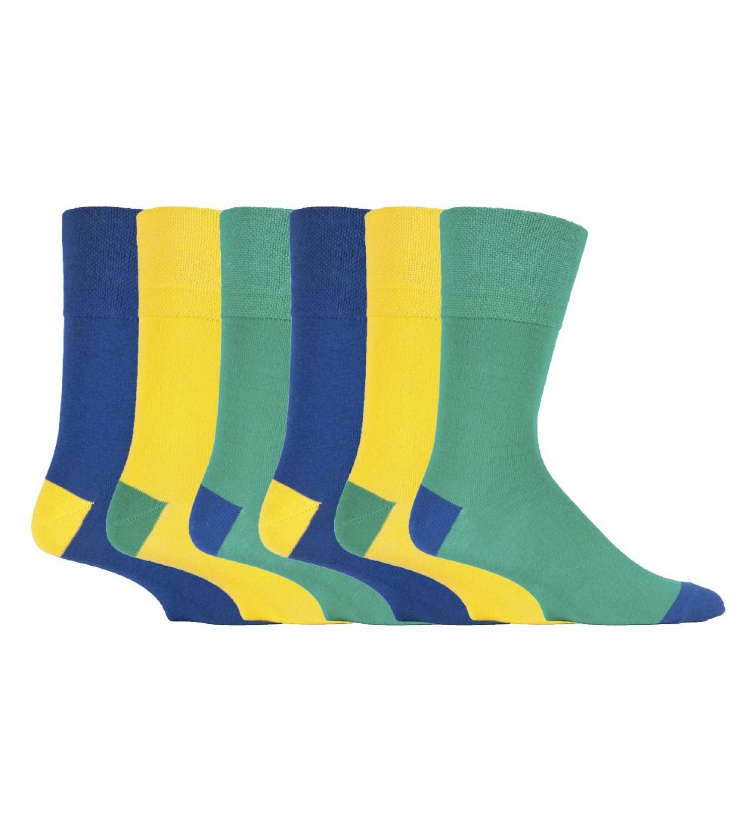 Gentle Grip 6-Pack Men's Non-Elastic Diabetic Socks (Size 7-12) - Comfort and Support - Buy Online on GoSupps.com