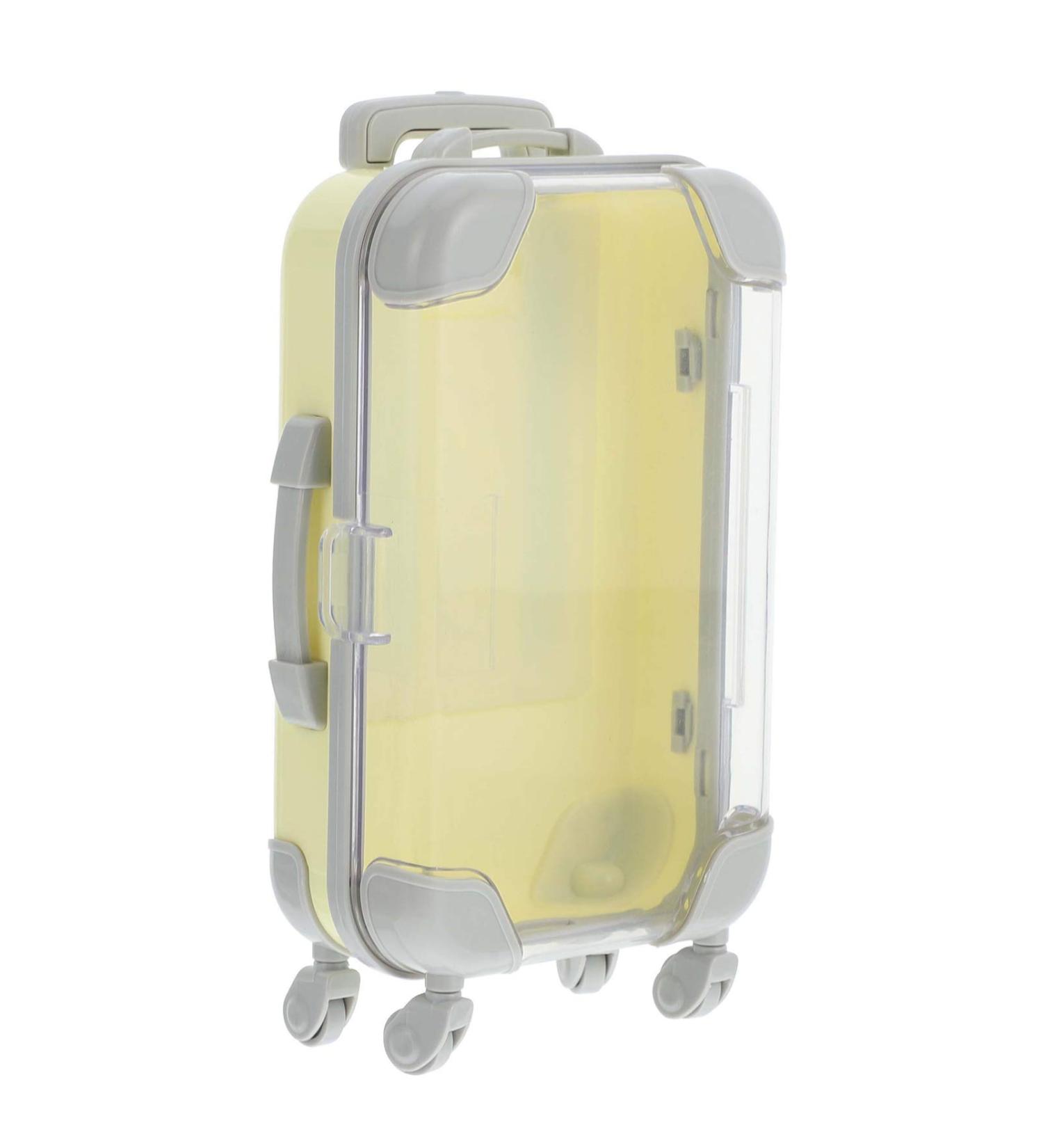 Buy Mini Eyelashes Luggage Case - Creative Yellow Plastic Lash Storage Box for Women & Girls - Ideal for Daily & Travel Use - Buy Online on GoSupps.com