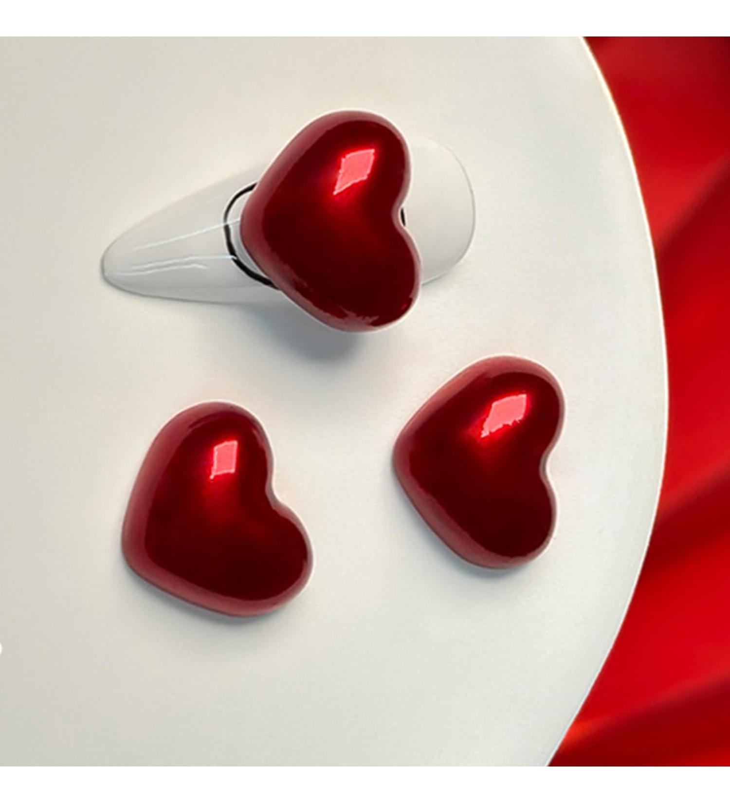 Love New Year Nail Crystal Heart Nail Art Plush Heart Nail Art Decoration DIY Nail Supplies For Girl Crystal Heart Nail Art Love Nail Plush Heart Nail Art Decor Multi-Color - Buy Online on GoSupps.com