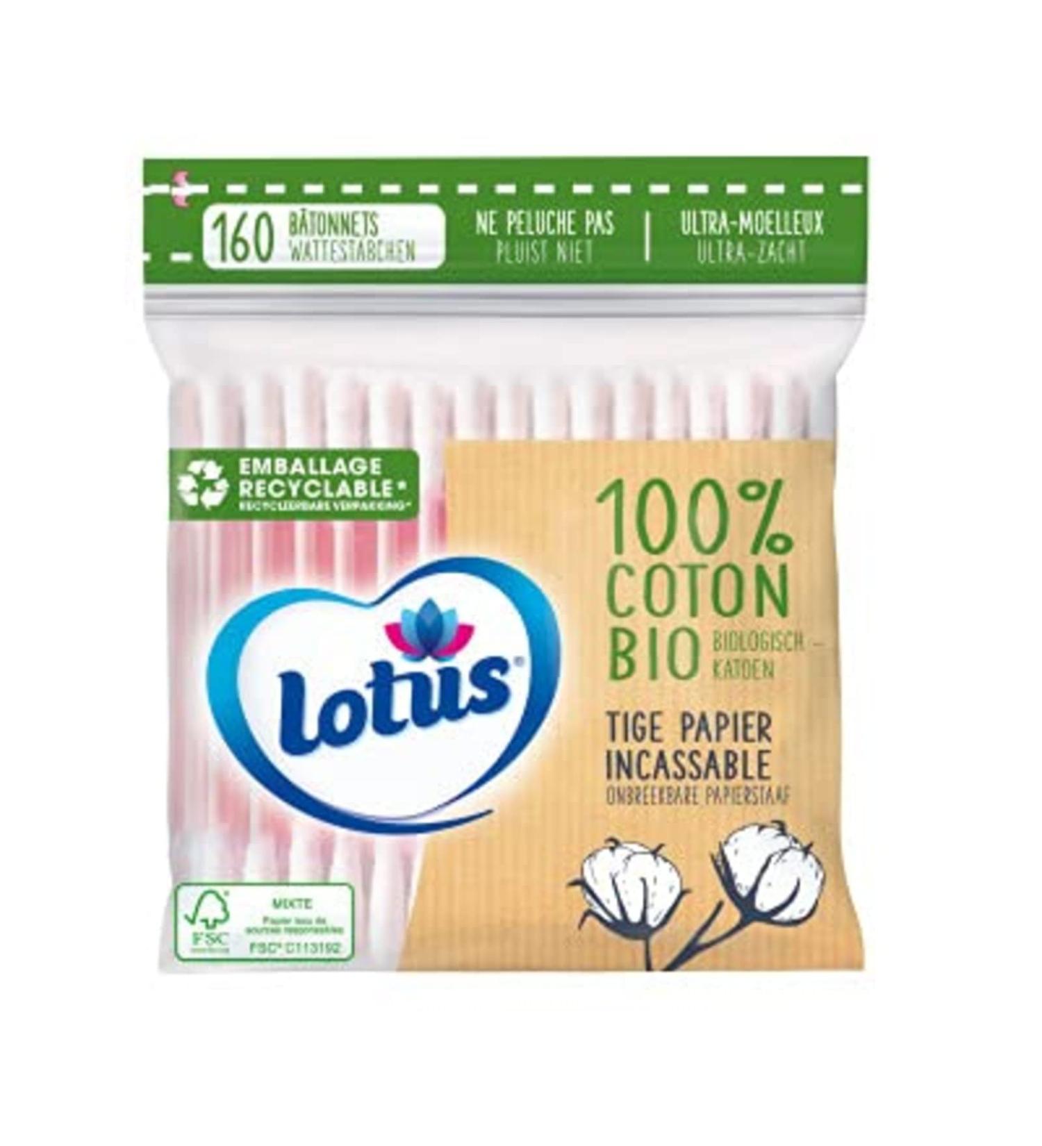 Lotus style cotton stick colorful