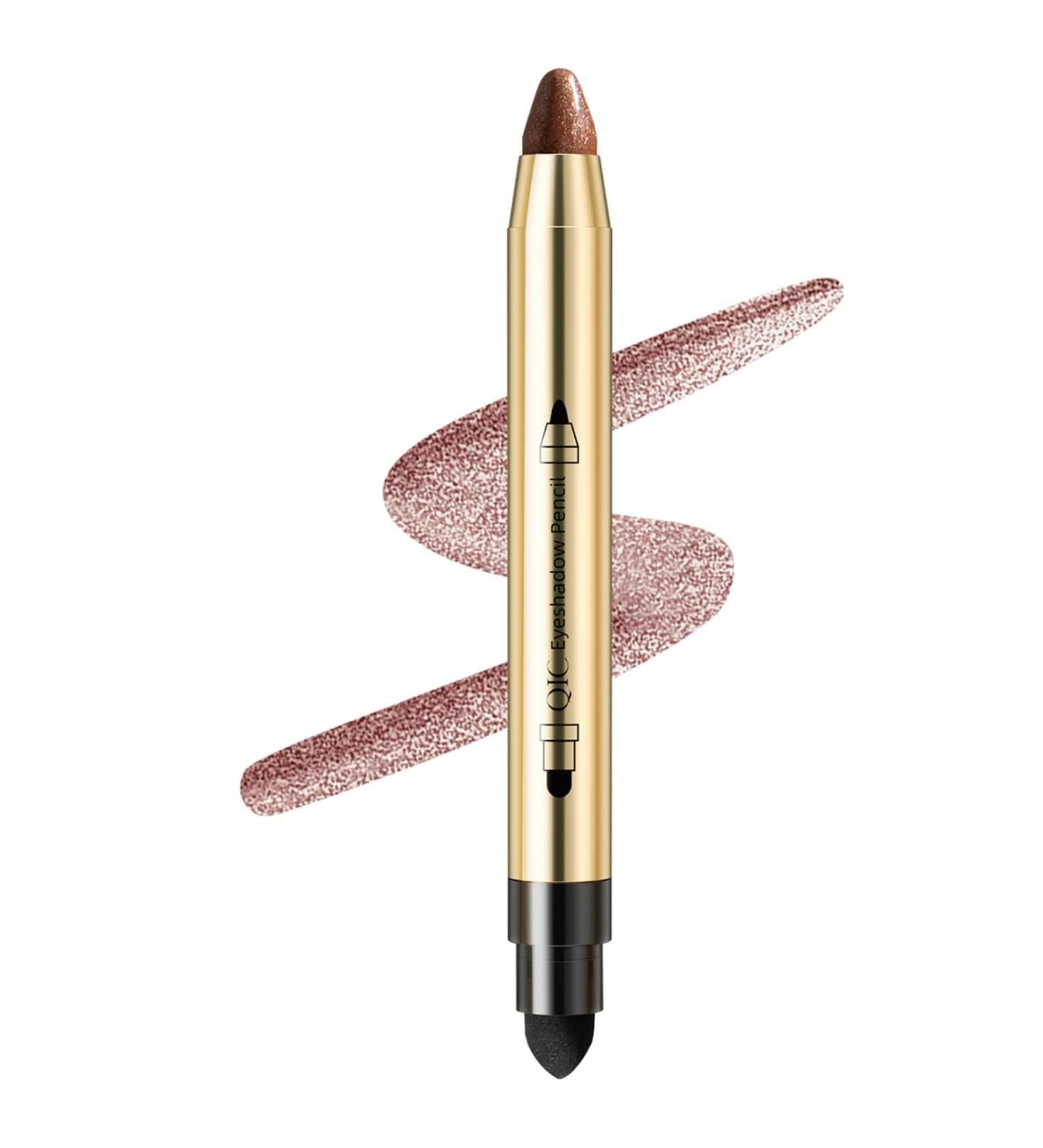 Go Ho Brown Highlighter Eyeshadow Stick - Cream-to-Powder Eye Brightener Crayon Pen - Shimmer Brown 03 - Buy Online on GoSupps.com