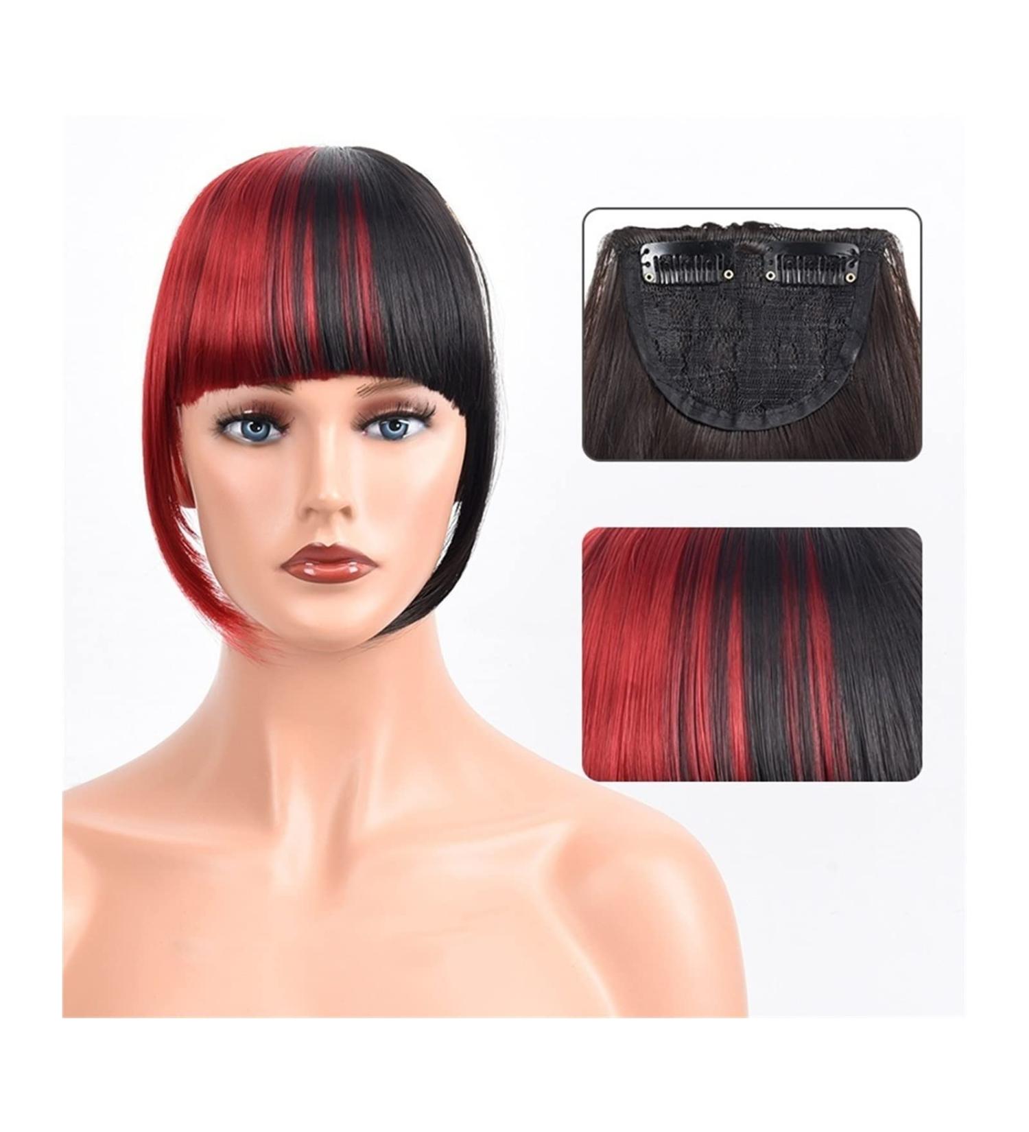Bangs Hair Clip Synthetic Heat Resista Fake Bangs French Bangs Hair Piece Clip in Thick Natural Full Bangs Straight Fringe with Temples for Women Girls Bangs Clip in Hair (Color : 123-20 Size : 15c 1 count (Pack of 1) 123-20 - Buy Online on GoSupps.com