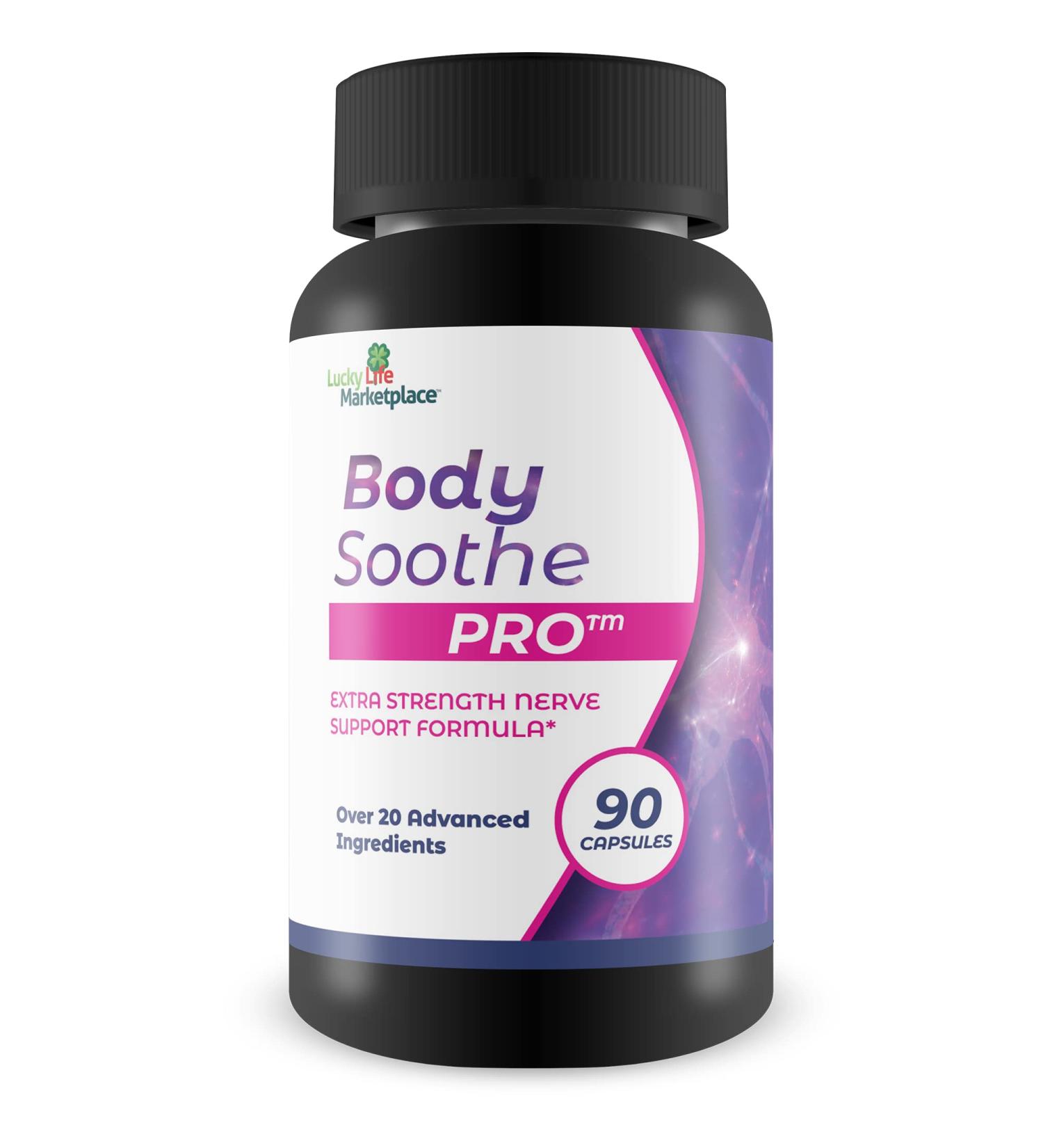 Body Soothe Pro - Extra Strength Neuropathy Nerve Support | Natural Herbal Formula for Improved Circulation & Reduced Oxidative Stress - Antioxidant Aid - Buy Online on GoSupps.com