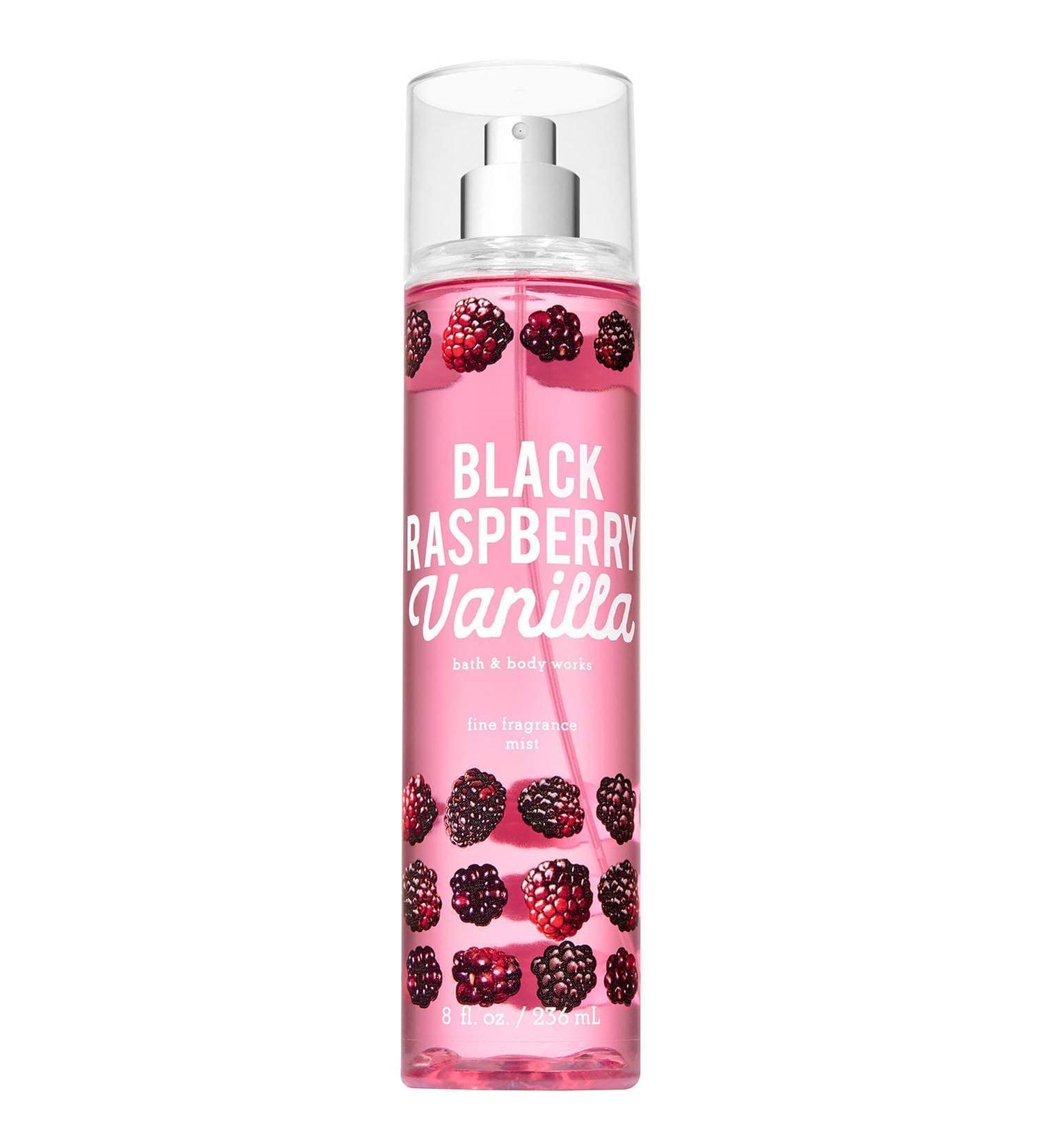 Bath and Body Works Fine Fragrance Mist Black Raspberry Vanilla 8 Ounce Raspberry Vanilla 8 Fl Oz (Pack of 1)
