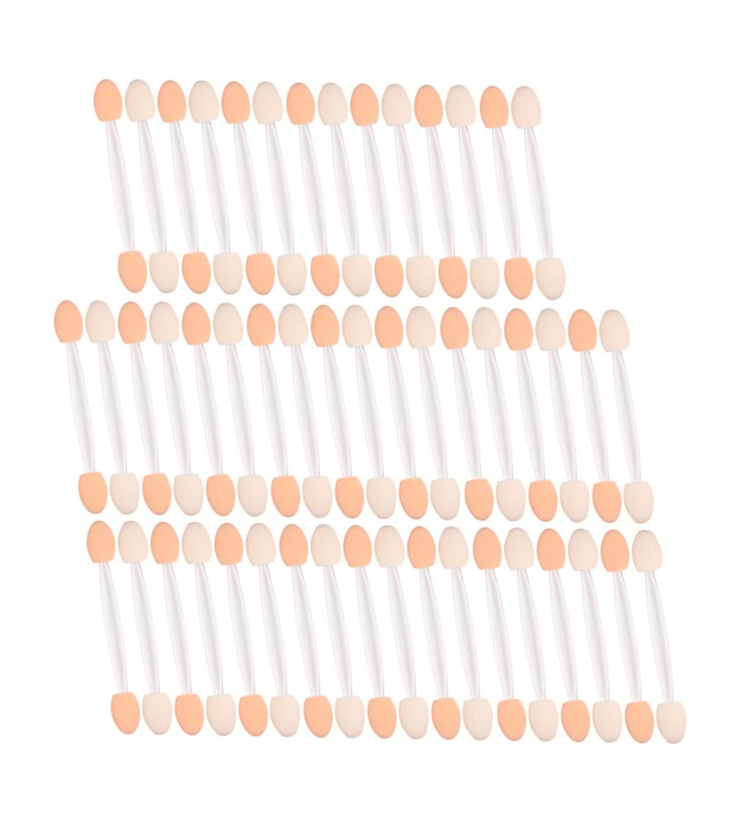 Beavorty 50pcs Two-color Eyeshadow Brush Girls' Accessories Blending for Makeup Eye Makeup Tools Mix - Buy Online on GoSupps.com