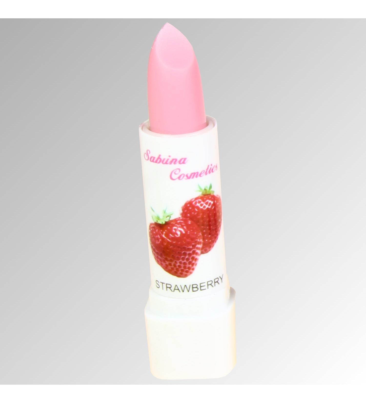 Lip care lip balm with fruit flavour strawberry (8365)
