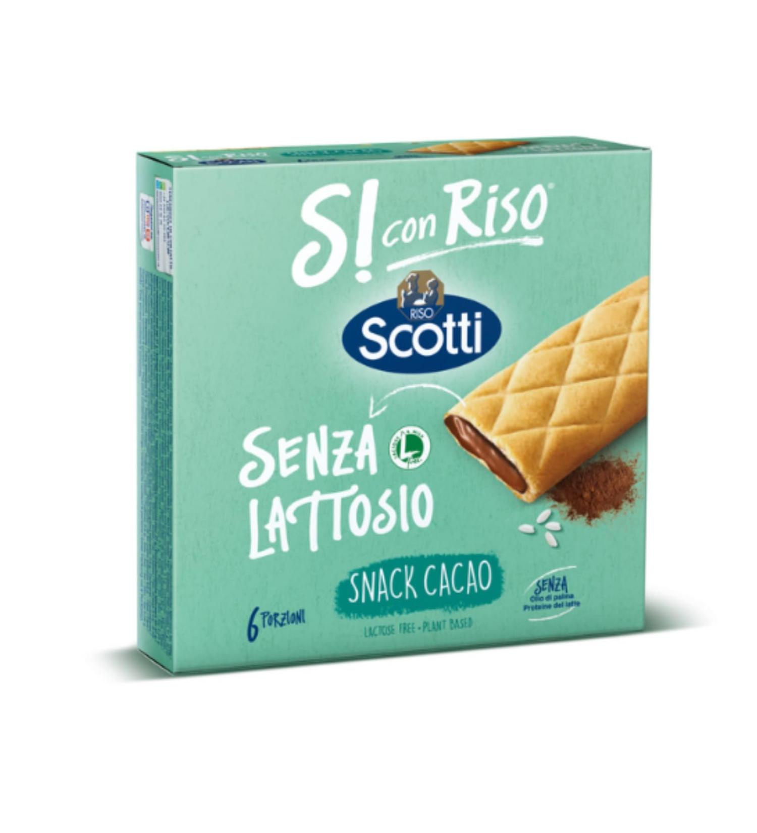 Riso Scotti Scotti Si Barrette with Cocoa-Stuffed Rice 150g 6 pcs Lactose-Free