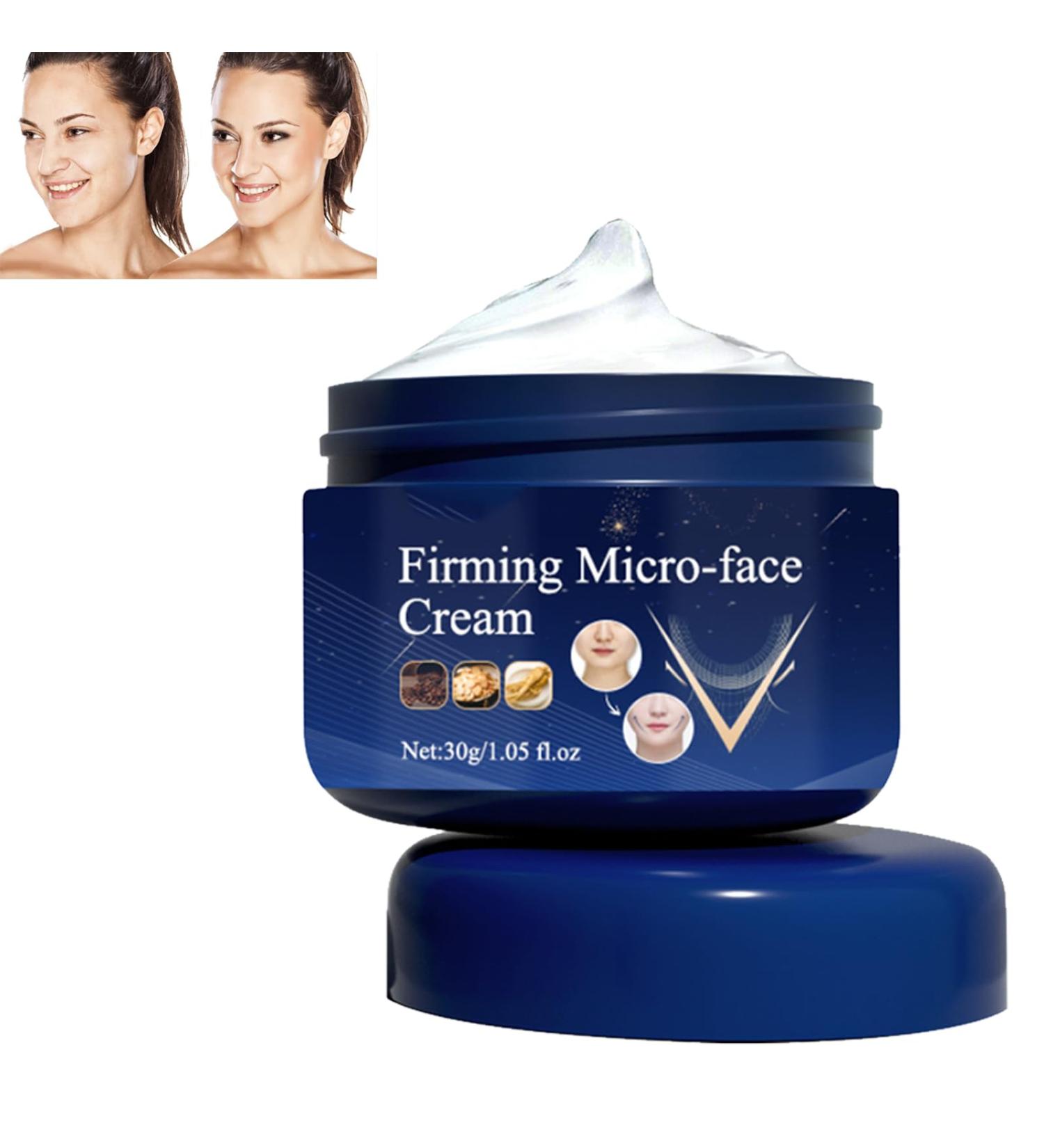 Firming Micro-face Cream V Face Firming Lifting Face Lift Cream Face Lifting Firming Cream Anti Wrinkle Skin Tightening Cream Lifting Cream for Face V Face Anti Age Face Cream - Buy Online on GoSupps.com