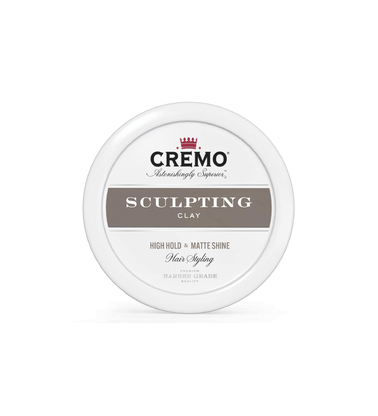 Cremo Premium Barber Grade Sculpting Clay - High Hold Matte Hair Styling, 4 Oz - Buy Online on GoSupps.com