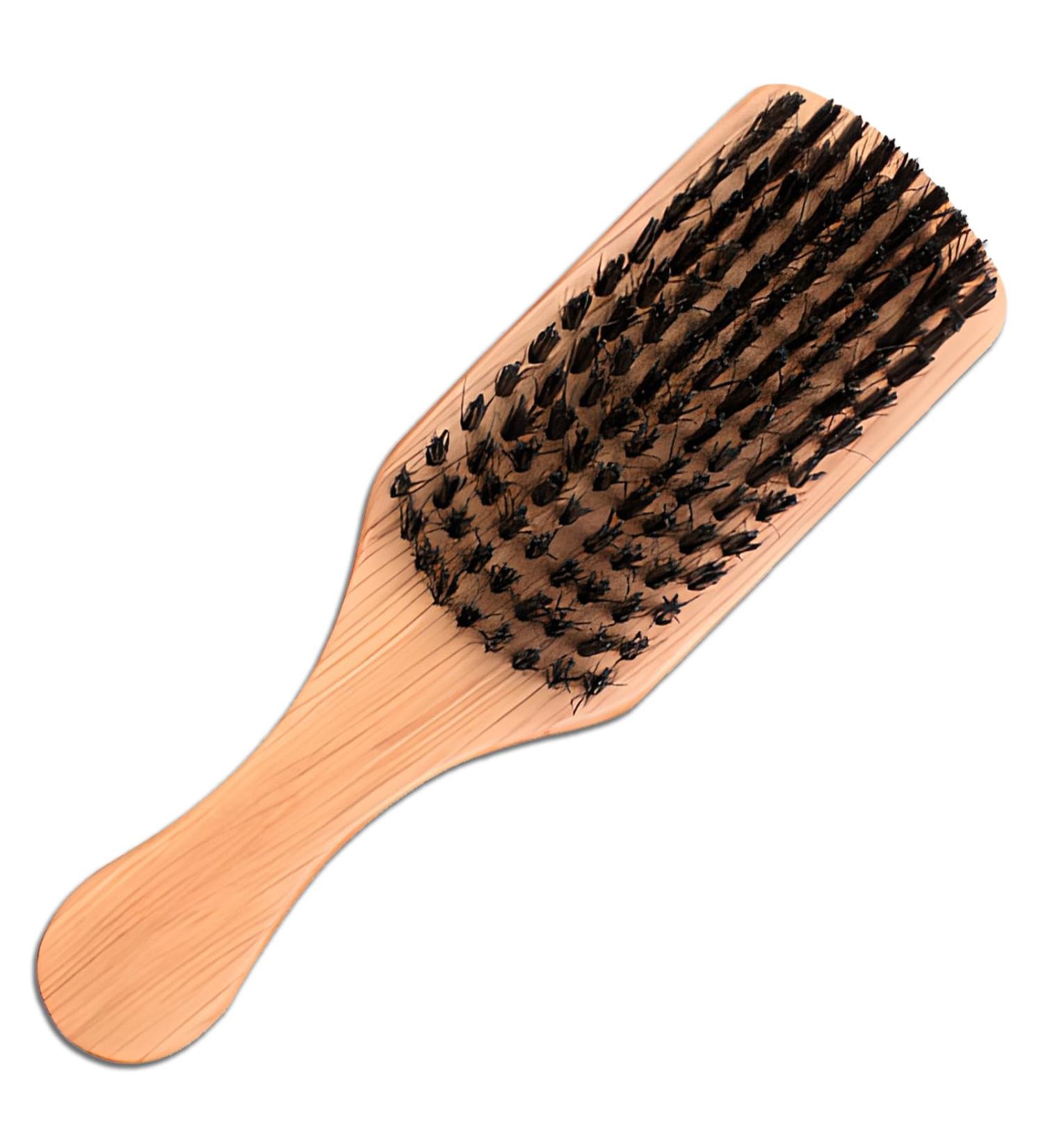Buy Wooden Beard & Moustache Brush - Double-Sided Professional Shaving Accessories for Men - International Shipping Available - Buy Online on GoSupps.com