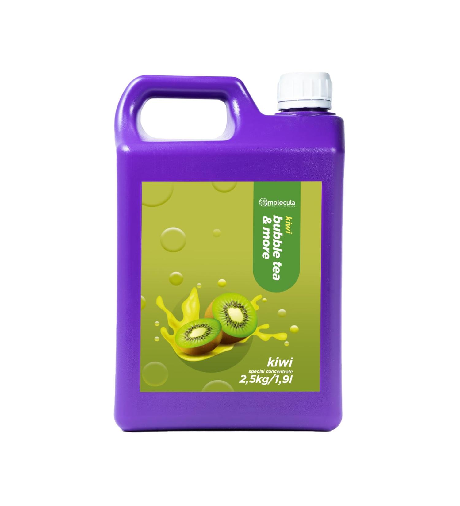 Kiwi Bubble Tea Syrup - 2.5 kg | 100% Vegan & Gluten-Free | Natural Fruit Syrup Concentrate for Beverages & Desserts | No Artificial Dyes - Buy Online on GoSupps.com