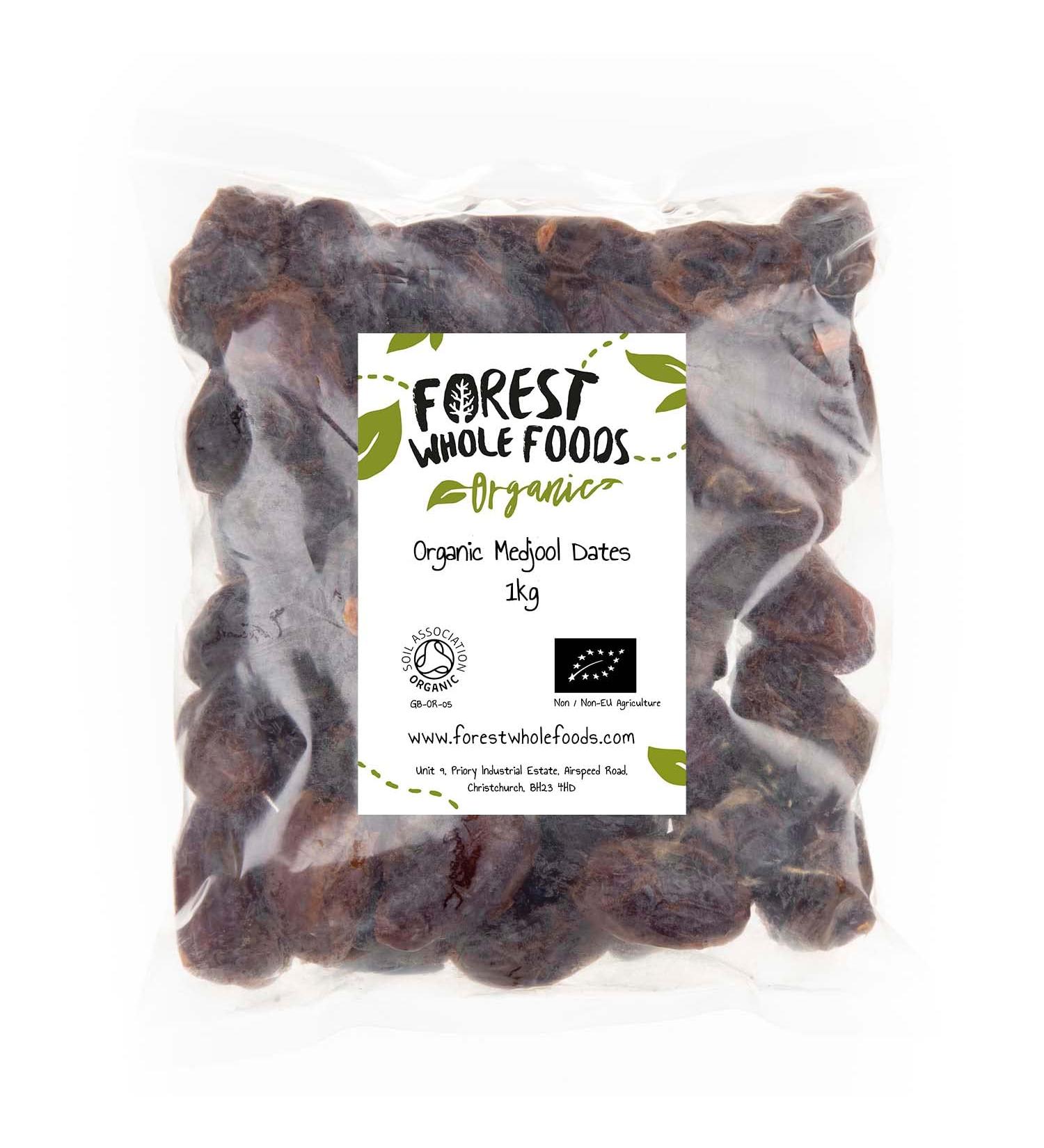 Forest Whole Foods Organic Medjool Dates (1kg) - Buy Online on GoSupps.com