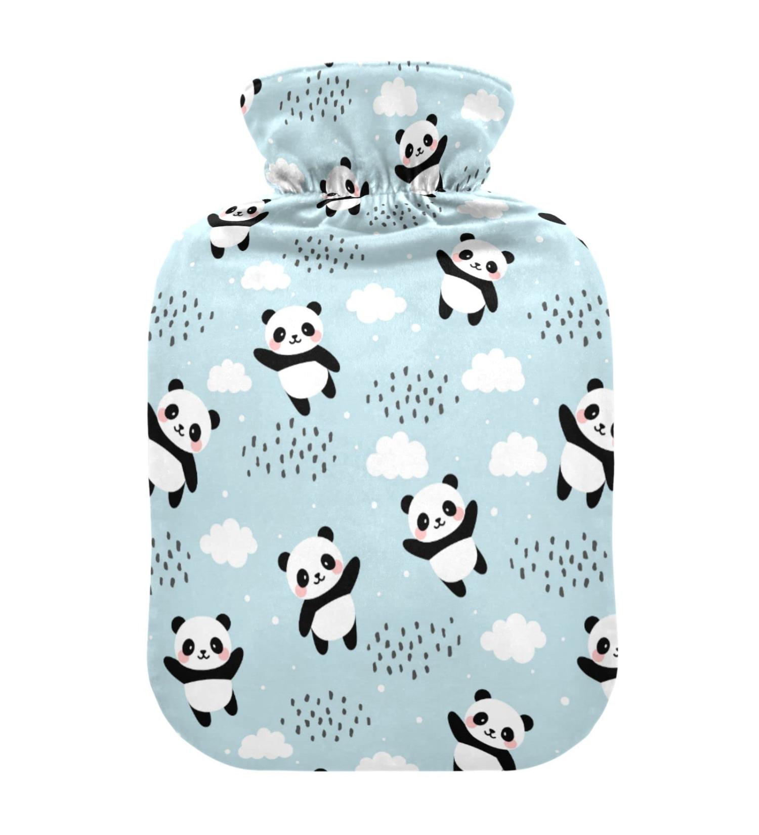 Buy Panda-01 Hot Water Bottle with Cover - 1L for Pain Relief & Menstrual Cramps | International Shipping Available - Buy Online on GoSupps.com