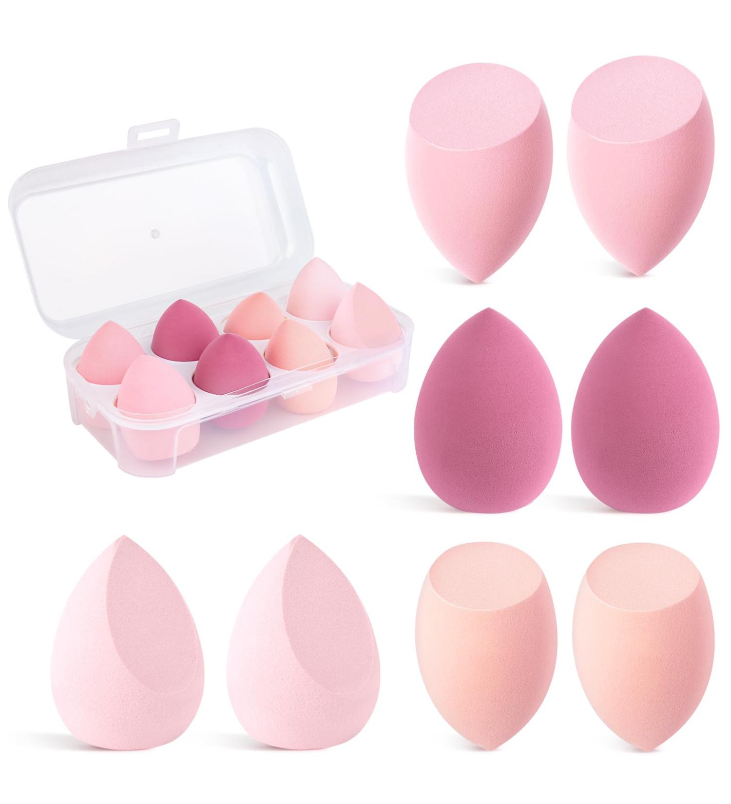 8 Piece Make Up Sponge Set Beauty Blender Makeup Sponge Make Up Sponge Foundation Blending Beauty Sponge Makeup Sponge for Most Cosmetics - Buy Online on GoSupps.com