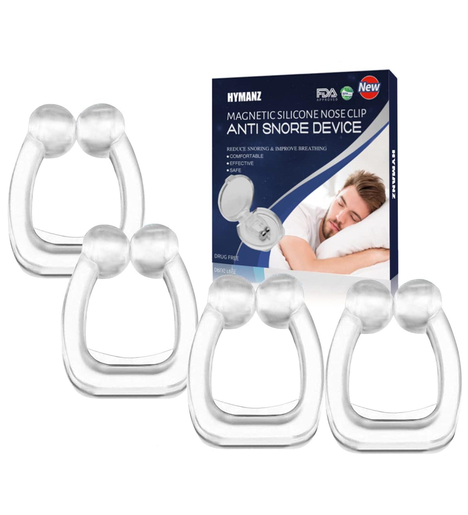 2023 Upgraded Schnorchstopper Premium Nose Clip Set | Anti-Snoring Aid for Quiet Nights | BPA Free | International Shipping Available - Buy Online on GoSupps.com