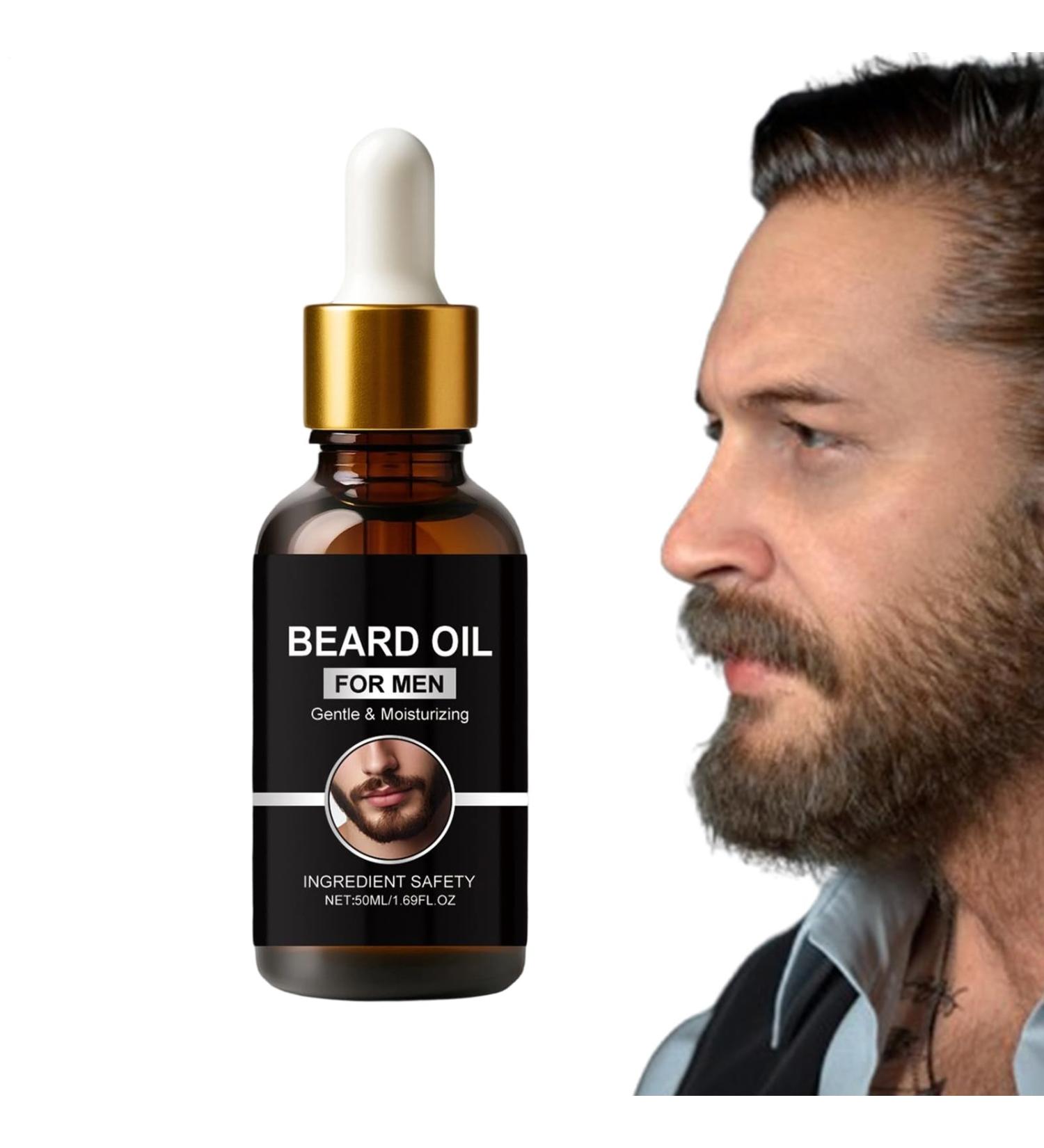  WJnflQN Beard Oil - 50ml Non-Sticky Moisturizing and Nourishing Conditioner - Beard Oil Conditioning Drops | For Dad Grandad Son Lover Family Friends Adults - Buy Online on GoSupps.com