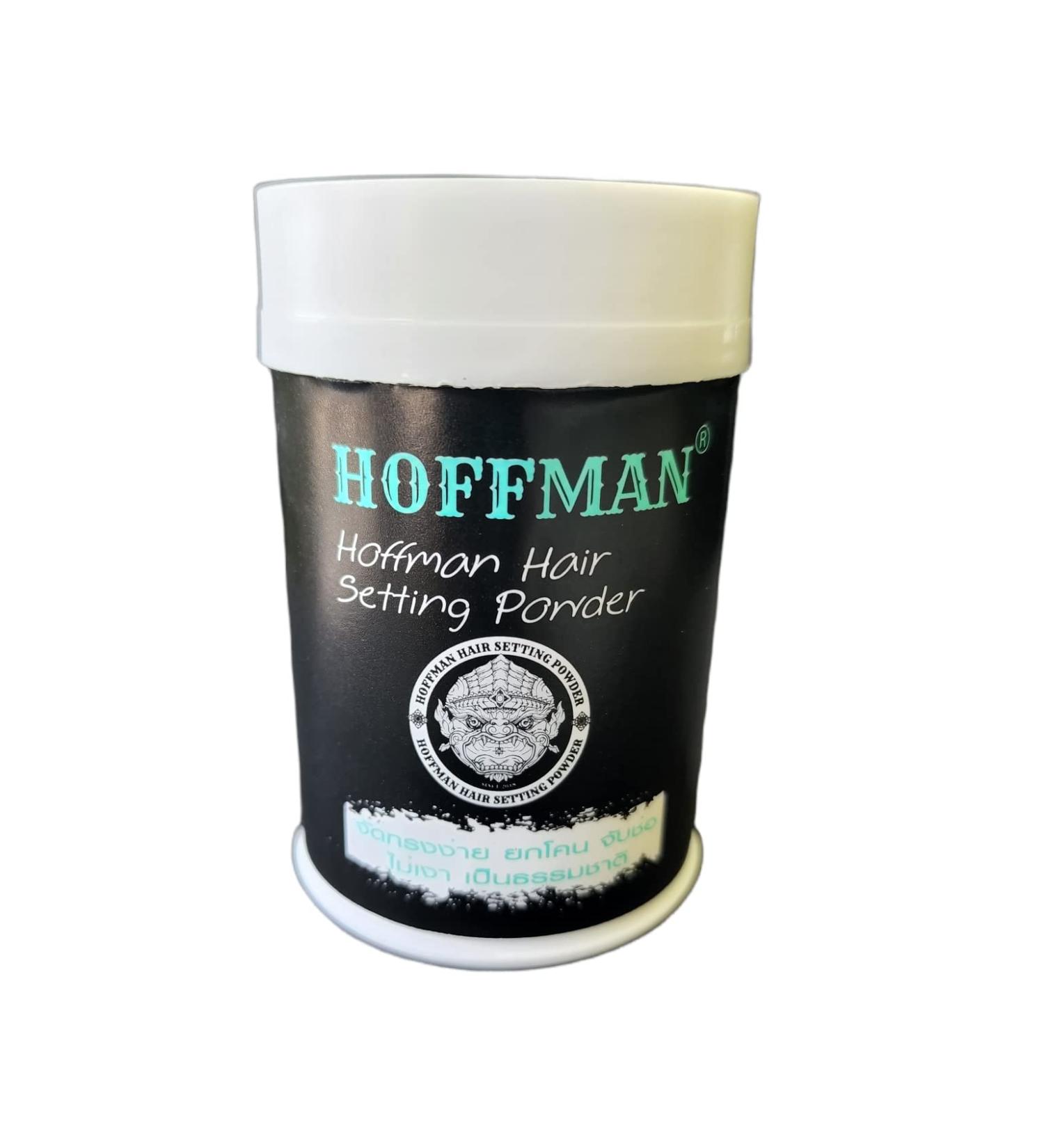 Hoffman Hair Setting Powder - Volumizing Mattifying Control (0.35 Oz) | Non-Sticky Natural Texture & Hold - Ideal for International Shipping - Buy Online on GoSupps.com