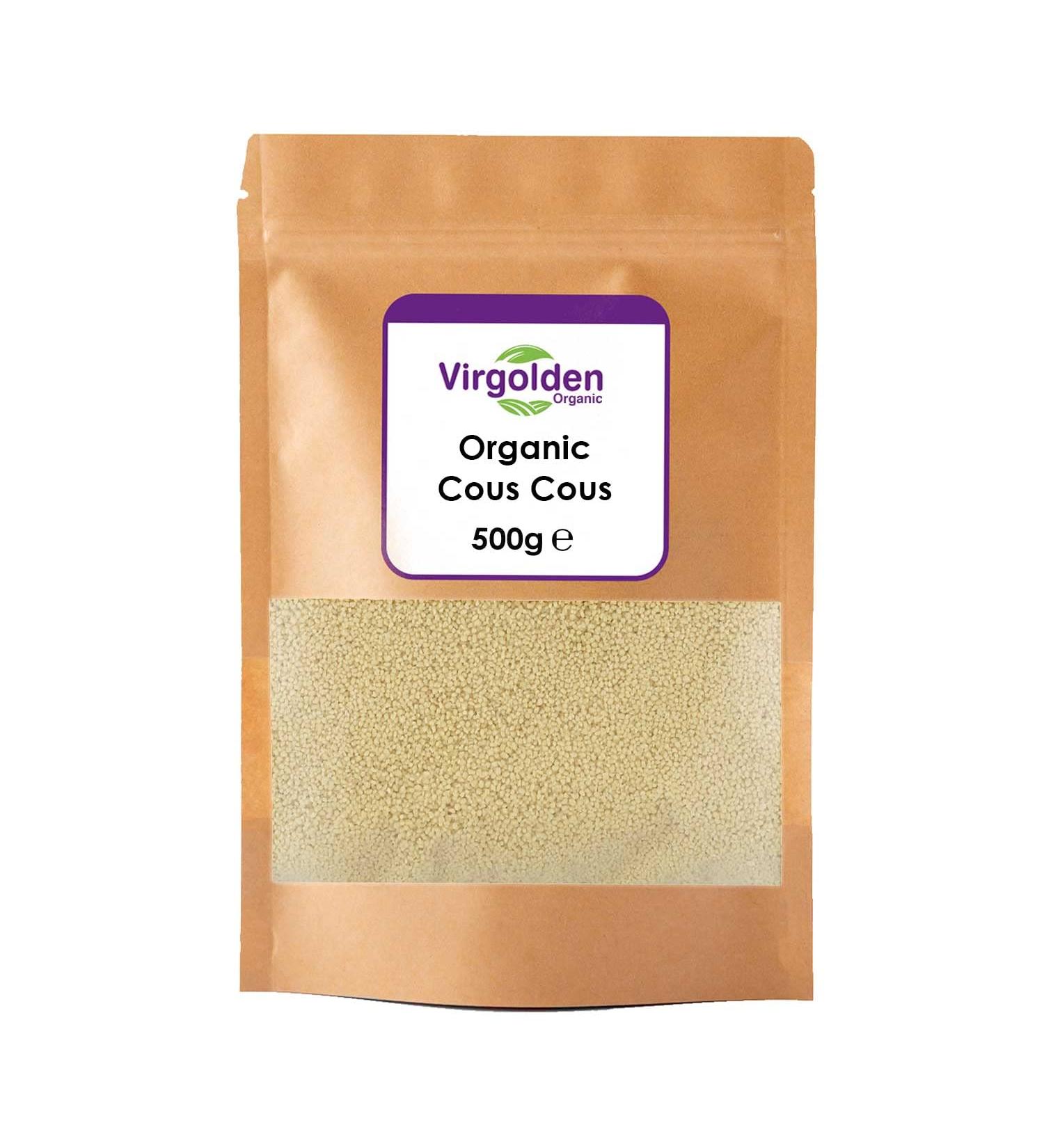 Organic Cous Cous 500g by Virgolden Organic - Buy Online on GoSupps.com