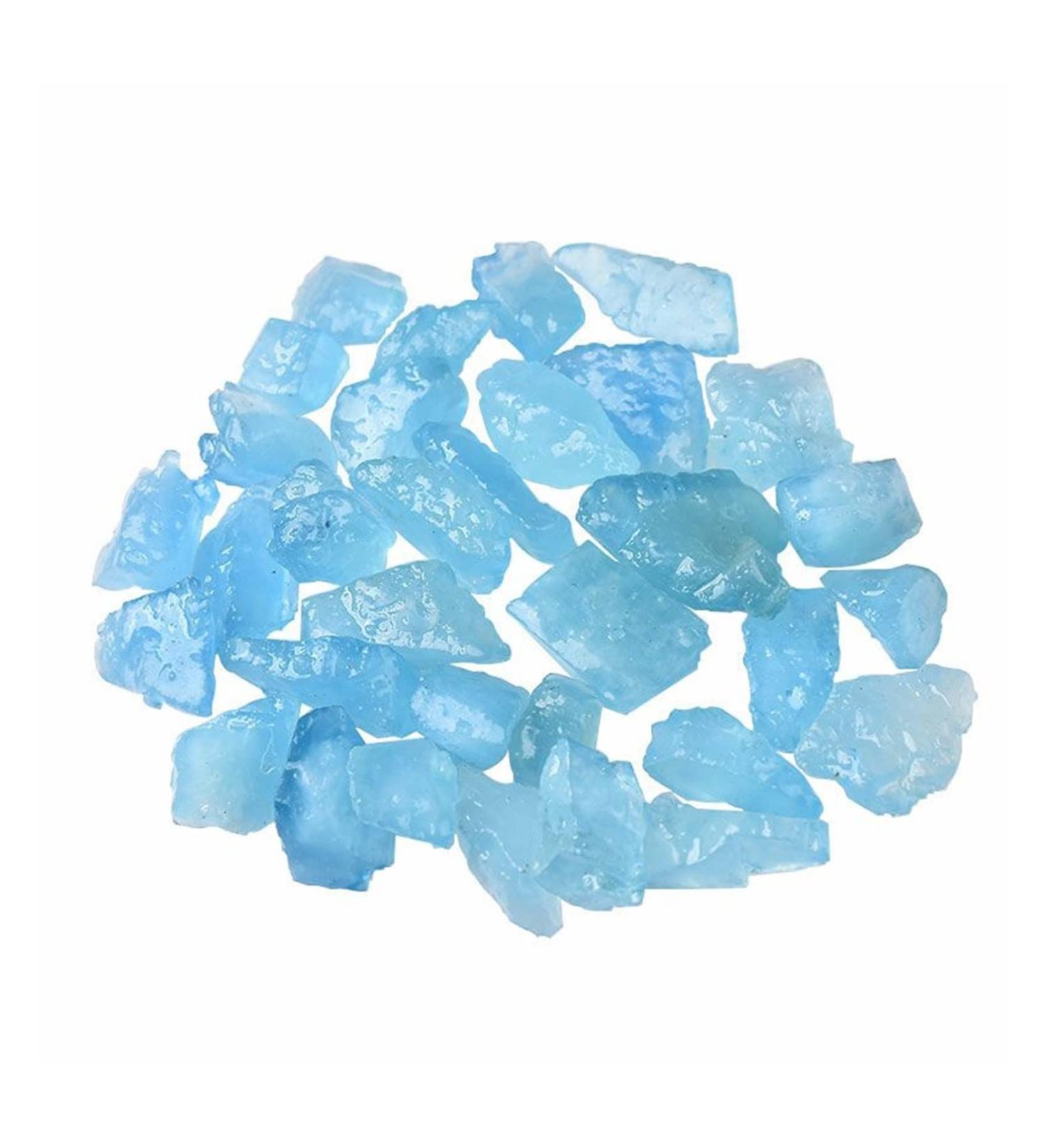 Natural Aquamarines Chip Stone Bulk Blue Tumbled Reiki Quartz Crystal Gravel DIY Home Decor ZJGIDTEM (Size : 200g) - Buy Online on GoSupps.com