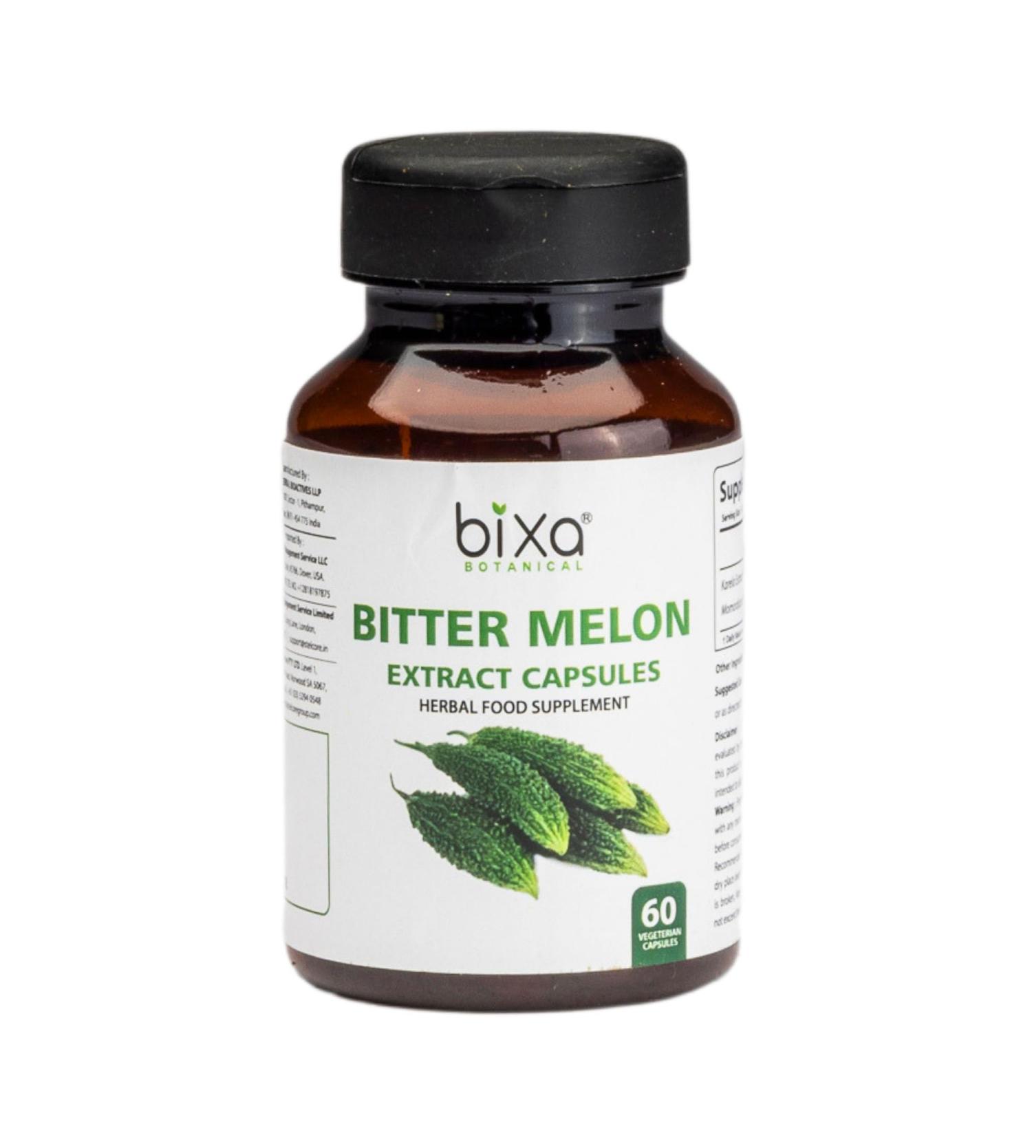 Karela Extract Capsules 450mg - Bitter Melon/Momordica Charantia - 60 Veg Capsules - Buy Online on GoSupps.com