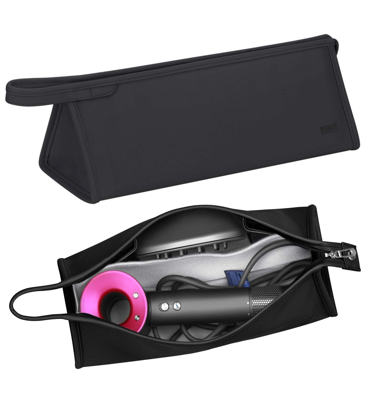 BUBM Travel Case for Dyson Airwrap/Curling Iron | Waterproof Storage Bag for Dyson Supersonic Styler | Portable Hair Dryer Organizer - Black - Buy Online on GoSupps.com