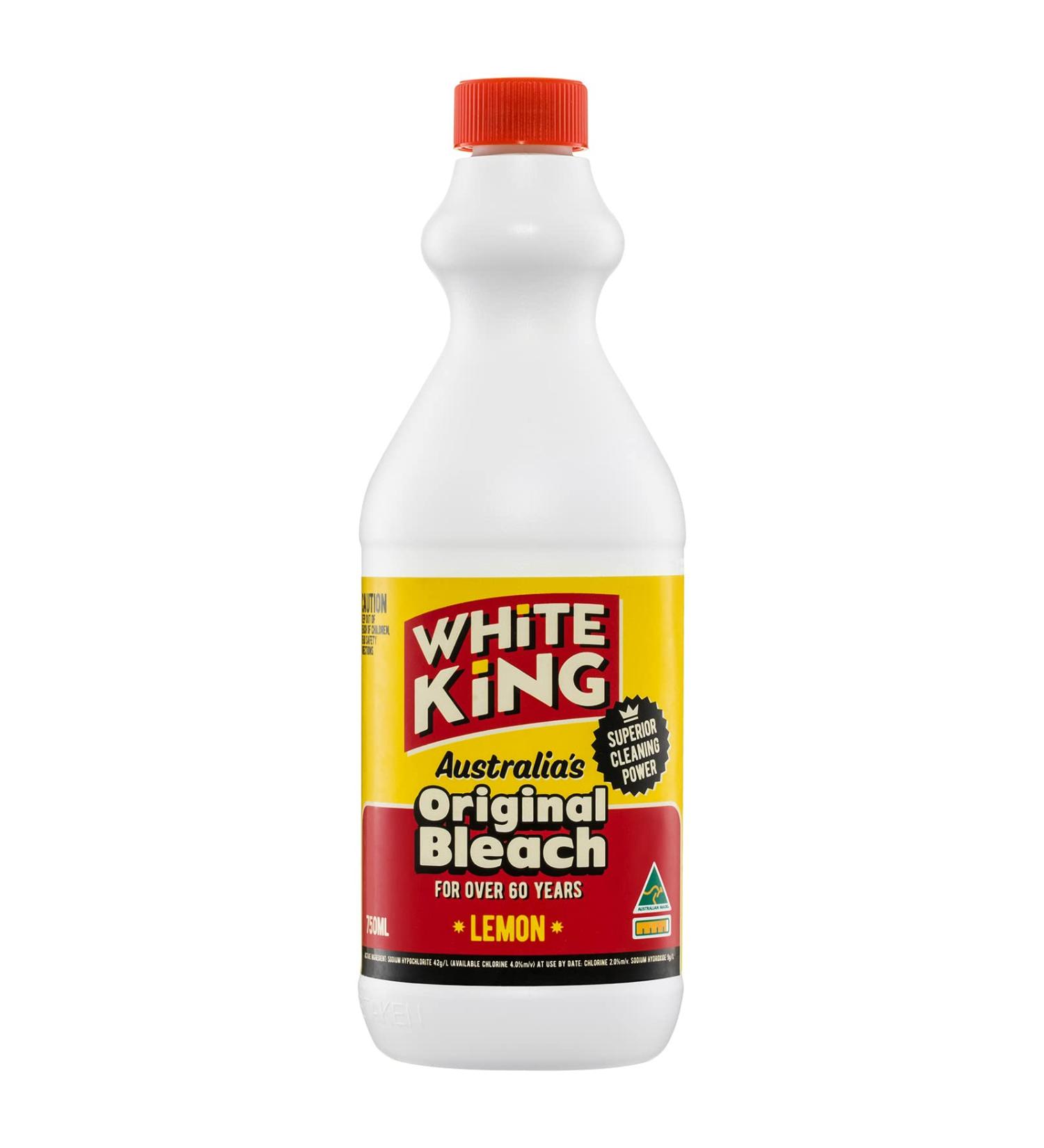 White King Retro Lemon Bleach 750ml - Buy Online on GoSupps.com
