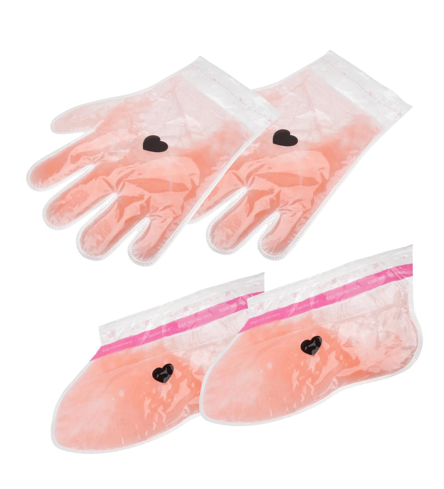 Ipetboom 2 Pairs Wax Gloves Hand Feet Wax Cover Plastic Liner Bags Sand Off Mitt Paraffin Wax Feet Film Paraffin Wax Gloves Wax Hand Covers Non-Woven Fabric Frosted Nursing Supplies - Buy Online on GoSupps.com