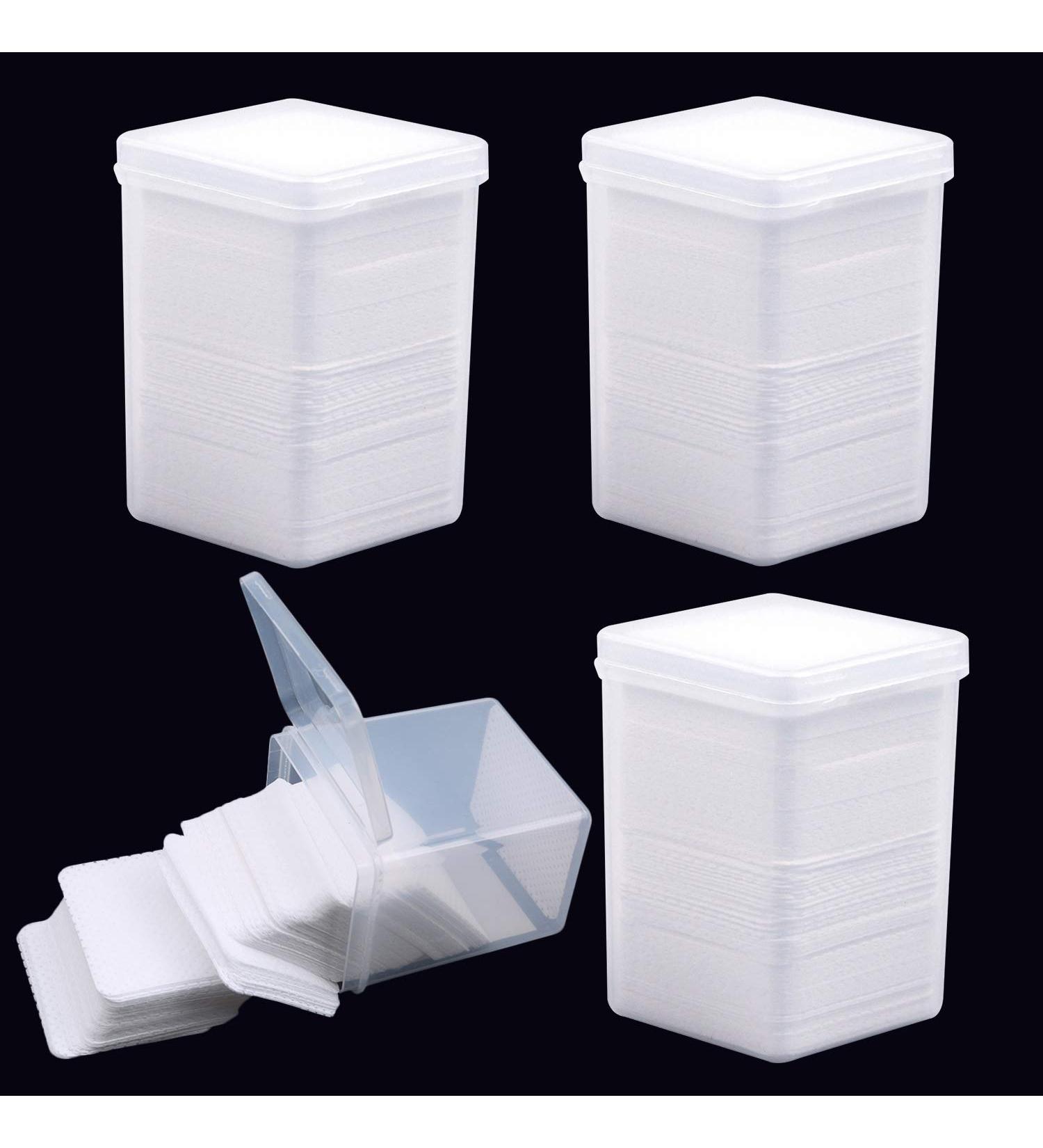 800 PCS Lint Free Nail Wipes by EBANKU - Non Woven, Perfect for Lash Glue, Nail Polish Remover & Extensions - Buy Online on GoSupps.com