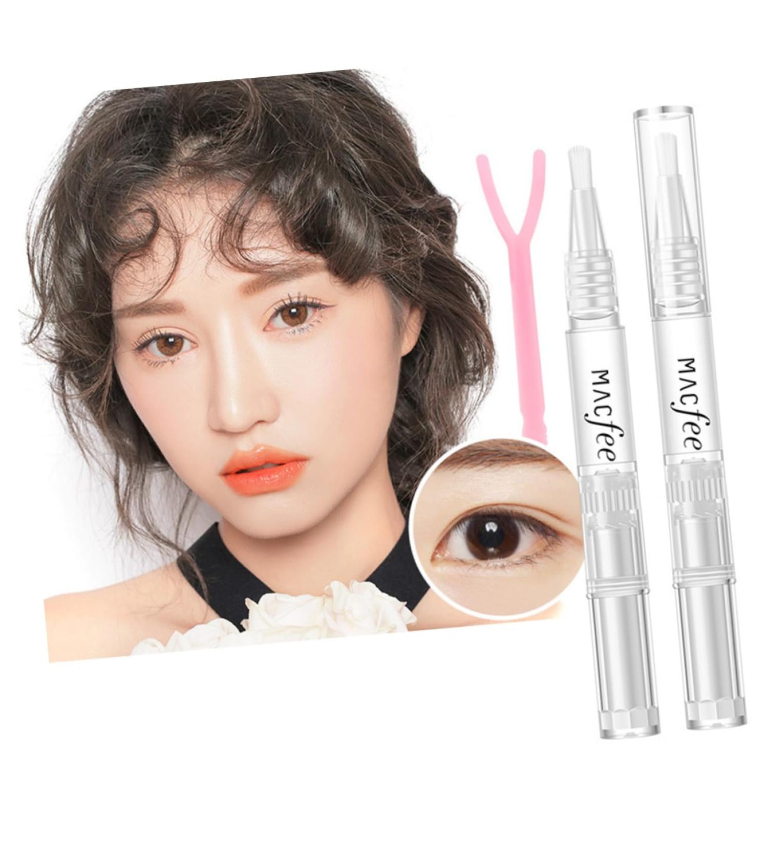 minkissy 1 Set Eyelid Strips Cosmetic Supplies Invisible Eyelid Glue Double-fold Eyelids Styling Cream Invisible Double-fold Eyelids Cream Natural Double-fold Eyelids Cream Eye Cream Makeup As Shown 13*1.5cm - Buy Online on GoSupps.com