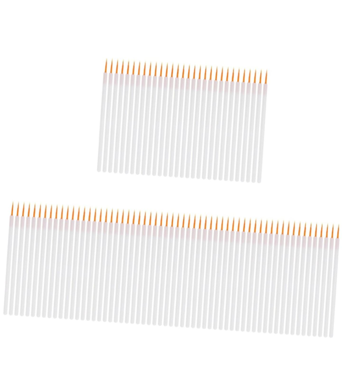 Baluue 300 Pcs Disposable Eyeliner Brush Eyeliner Applicator Powder Eyeliner Brush Detail White Nylon - Buy Online on GoSupps.com