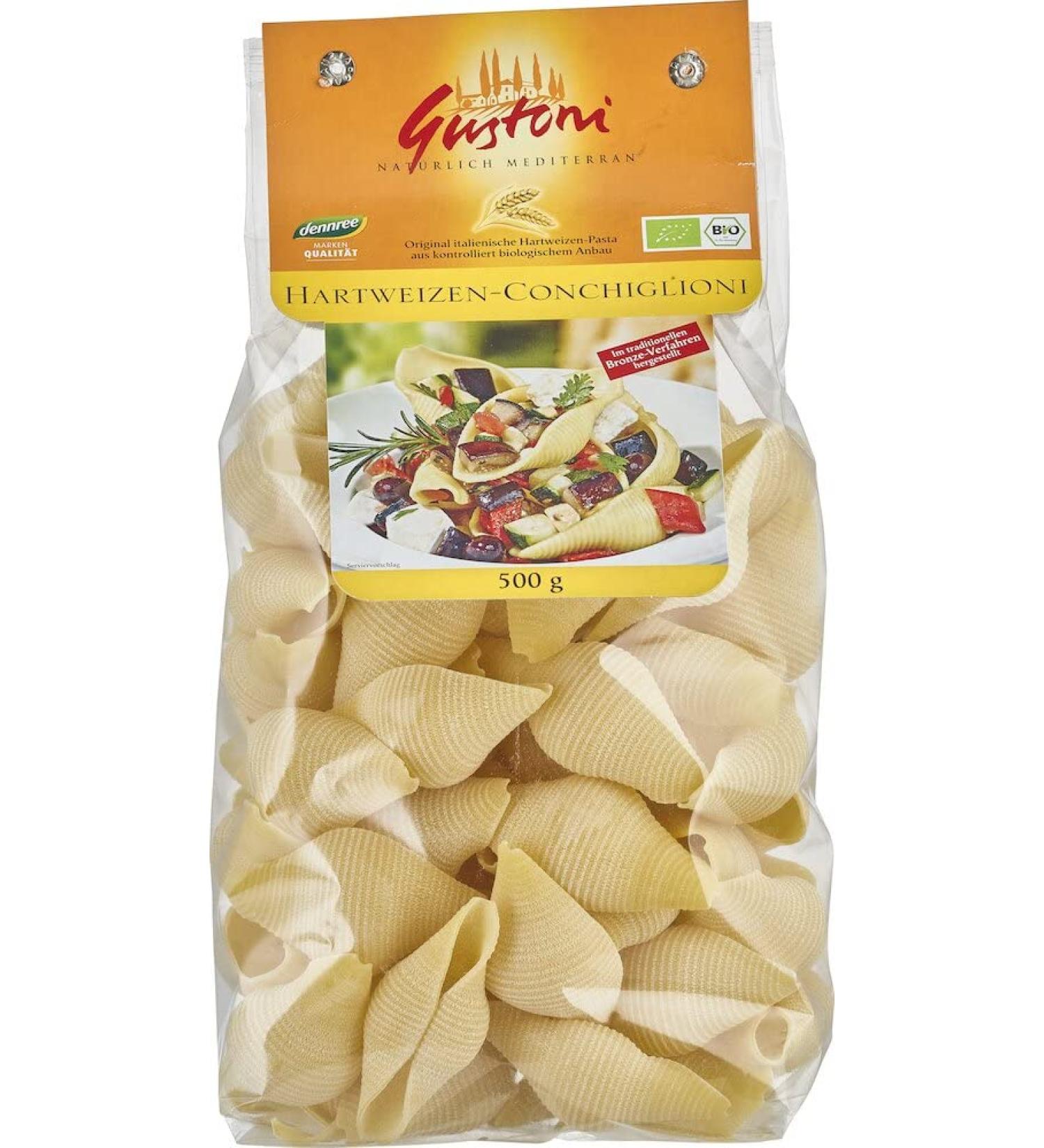 Gustoni Gustoni Conchiglioni bio en bronze (1 x 500 g)