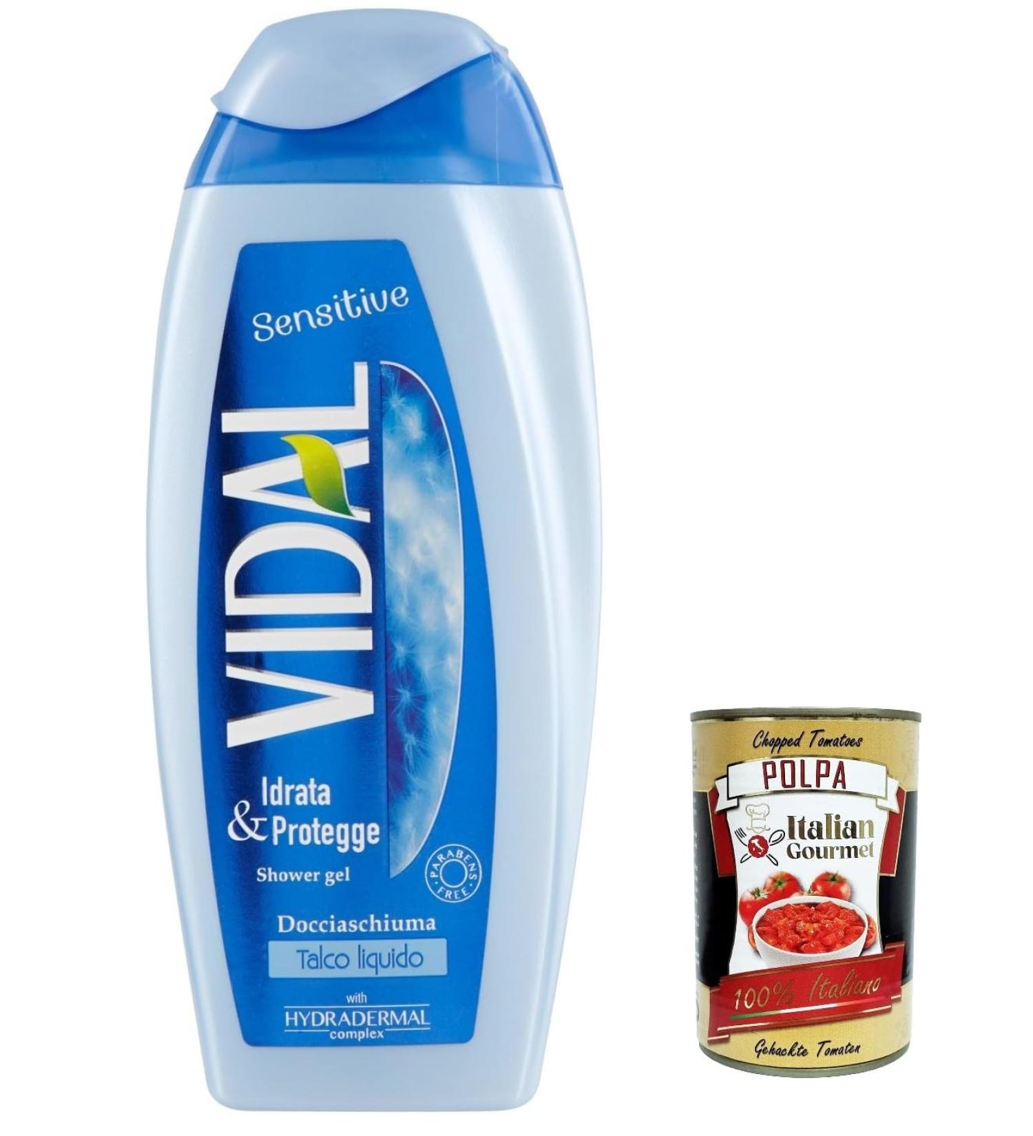  Italian Gourmet E.R. Vidal Lot de 12 gels douche Talco liquide Talc 250 ml + Pulpa Italian Gourmet Pulpa 400 g - Buy Online on GoSupps.com