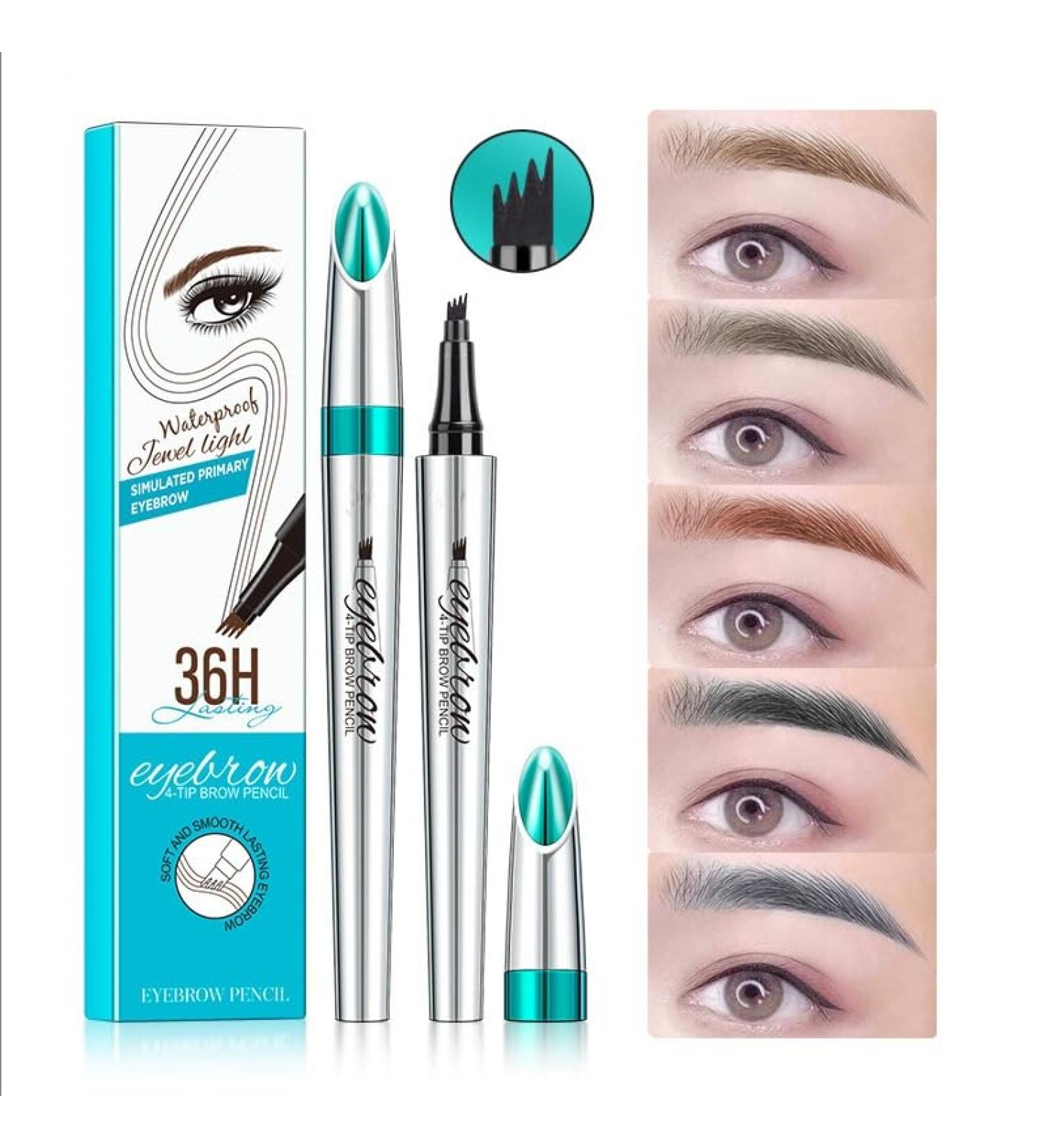 Jinhayson Microblading Eyebrow Pen Make Full Beauty Eyebrow Pen Giphogantic Eyebrow Pen Liquid Eyebrow Pewaterproof Makefullbeauty Eyebrow Pen Waterproof Microblading Pen (2#) - Buy Online on GoSupps.com