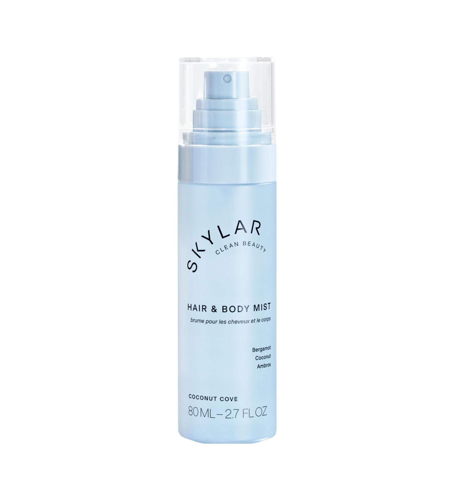 Skylar Coconut Cove Hair & Body Mist | Hypoallergenic & Clean Fragrance | Vegan Cruelty Free and Safe For Sensitive Skin | 80 ML 2.7 Fl Oz - Buy Online on GoSupps.com