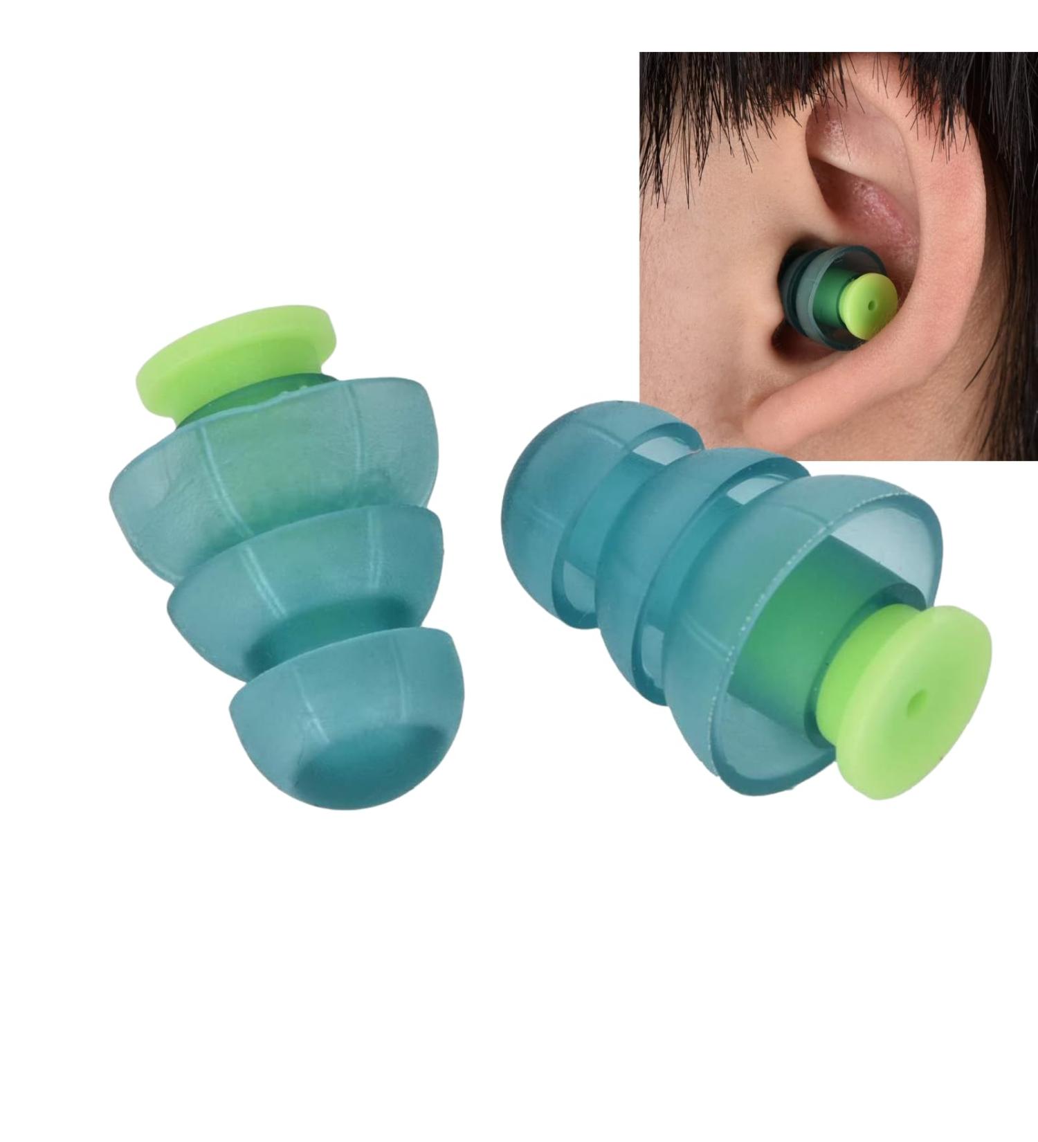 Earplugs Christmas Tree Shape Silicone 25dB Noise Reduction Earplugs for Learning/Sleeping/Traveling/Diving/Ear - Buy Online on GoSupps.com