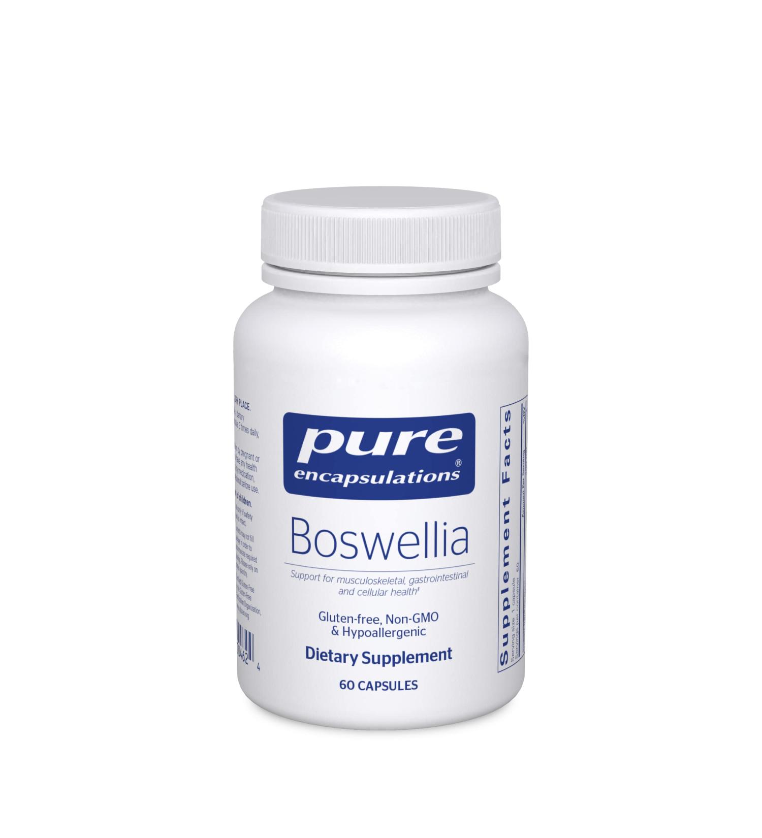Pure Encapsulations Boswellia Supplement | Support Healthy Joints, Connective Tissue, Colon & Musculoskeletal System | 60 Capsules - Buy Online on GoSupps.com