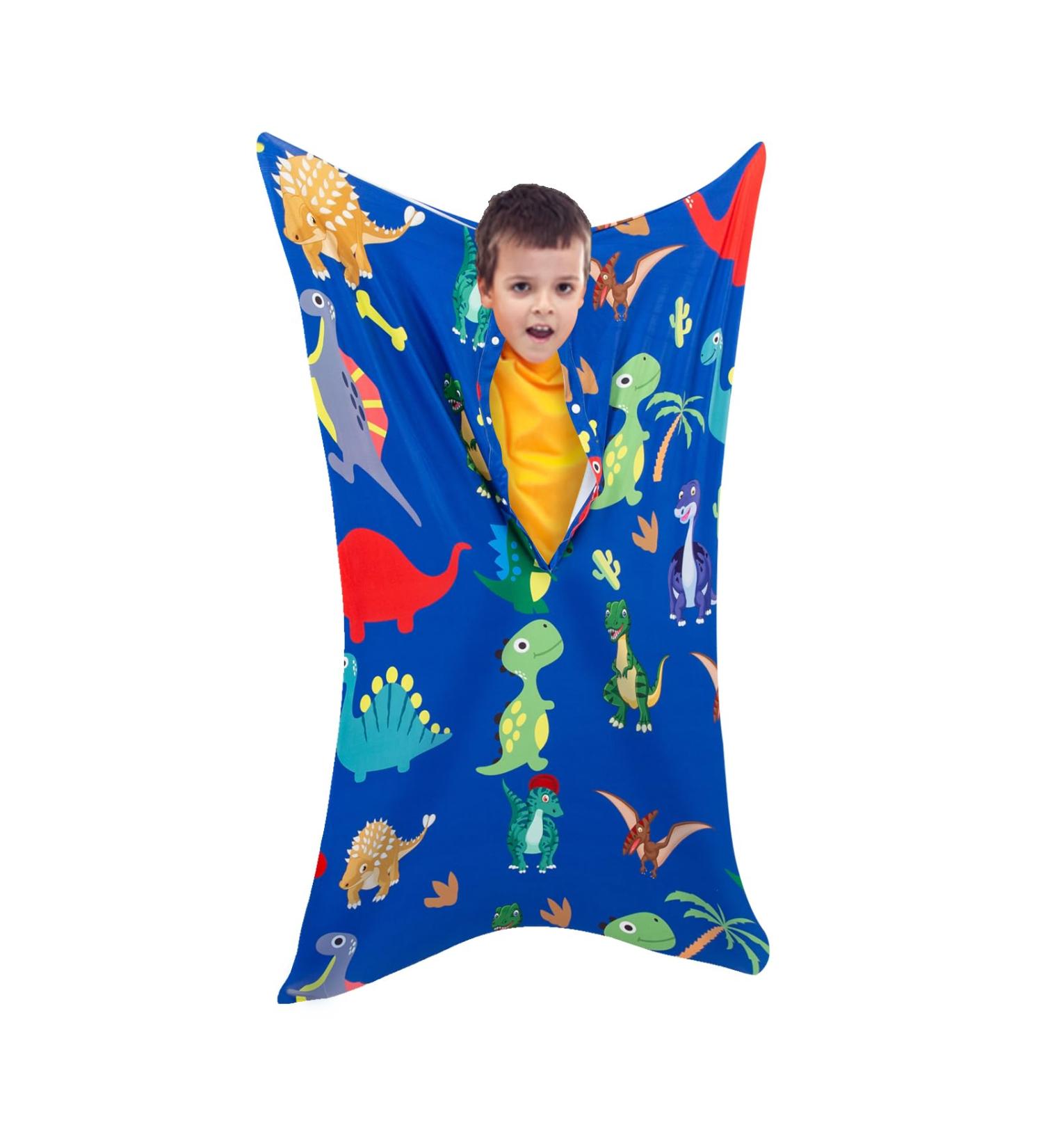 Onunaf Sensory Body Sock for Children Full Body Wrap Stretch Body Sox to Relieve Stress for Children with Autism Anxiety (M: 120 x 70 cm) M : 120 X 70 cm - Buy Online on GoSupps.com