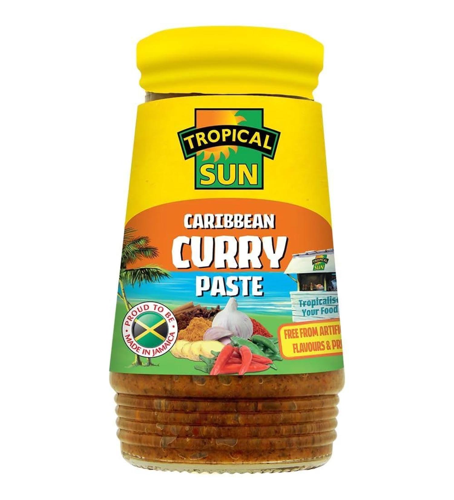 Tropical Sun Caribbean Curry Paste 340g Box of 6-Fd