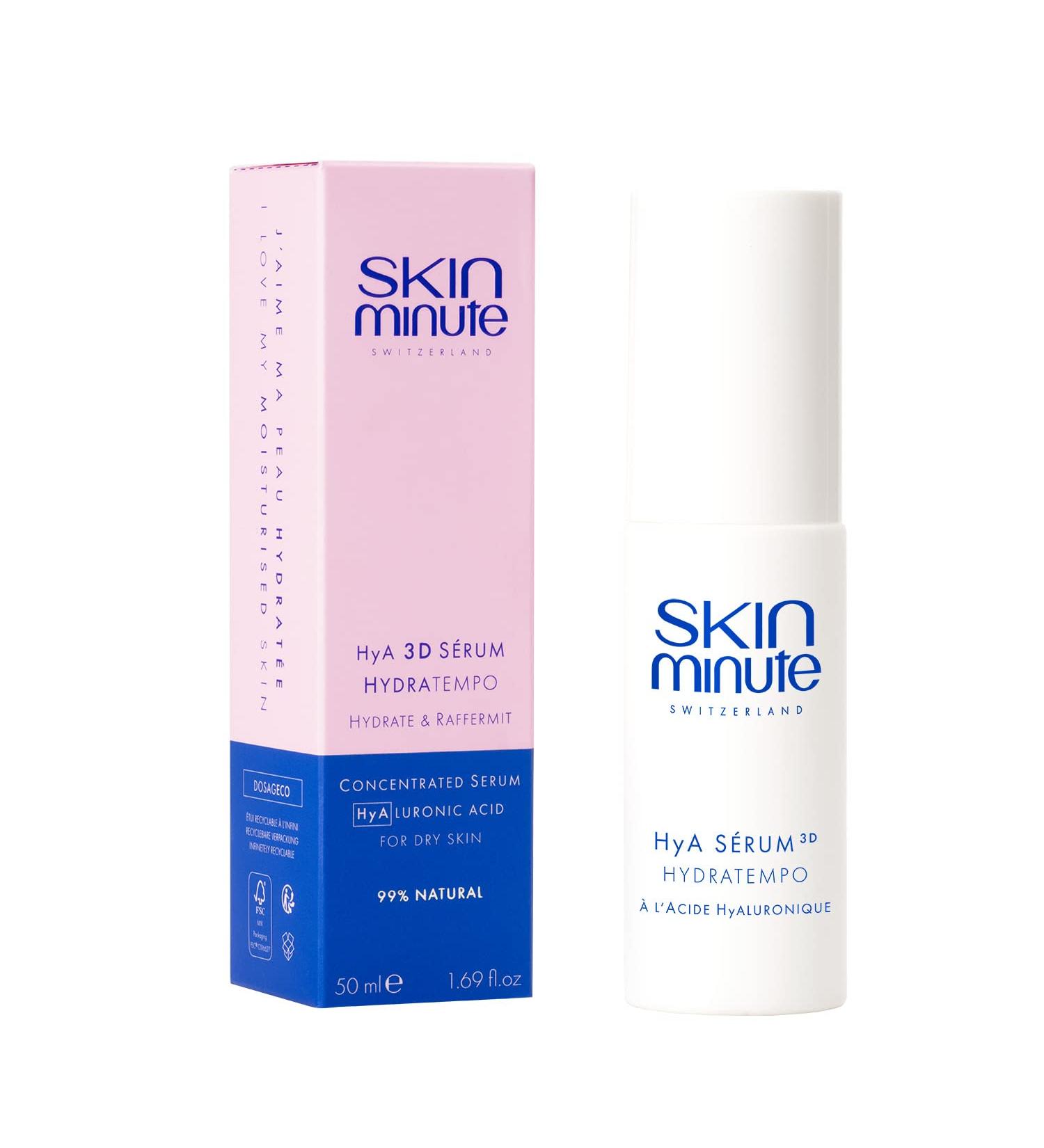 SKIN MINUTE HyA 3D SERUM HYDRATEMPO Boosts hydration Softens Smoothes Very dry skin - 50ml - Buy Online on GoSupps.com
