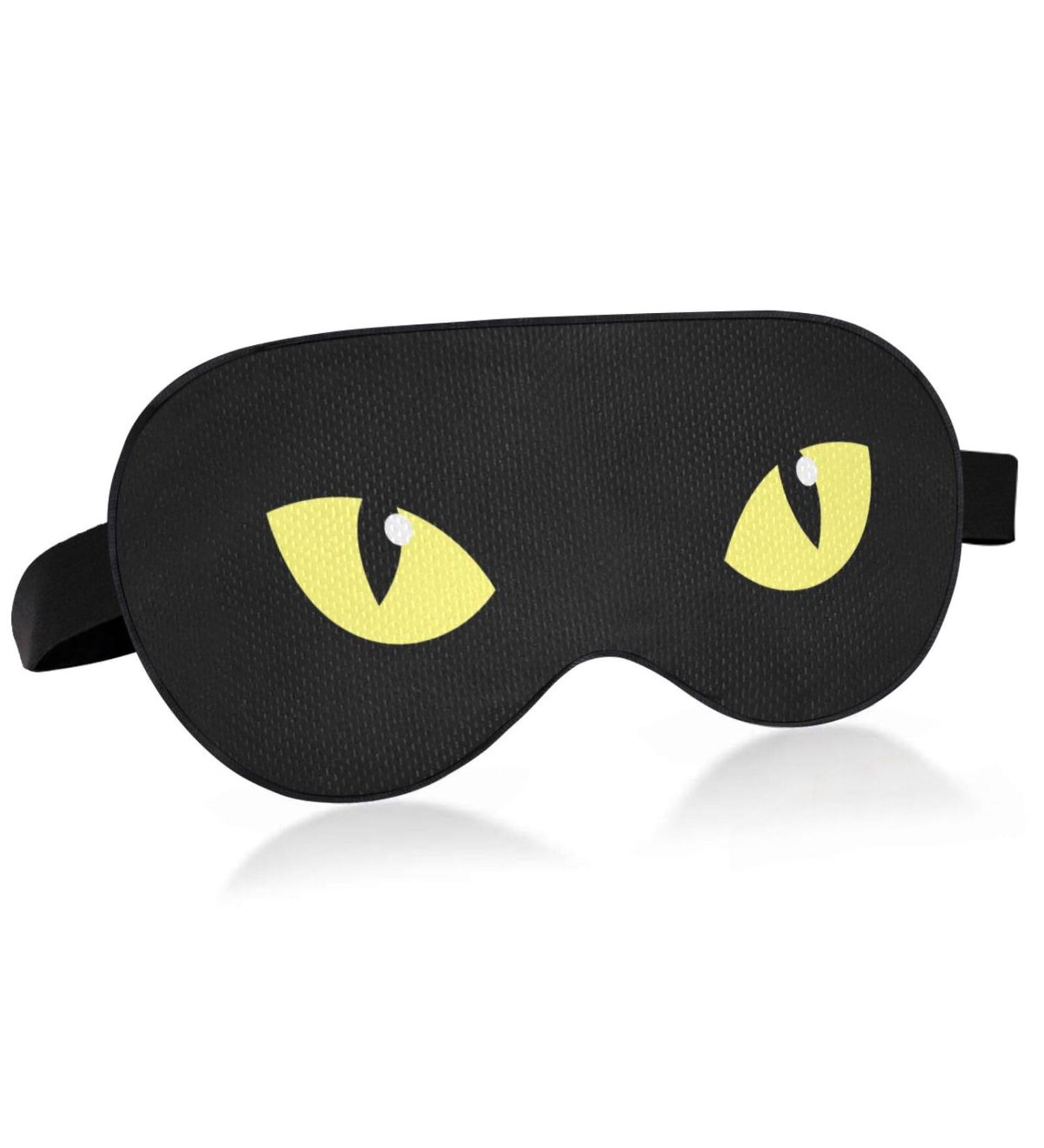 Haskirky Light Blocking Eye Mask - Adjustable Unisex Travel Eye Mask for Deep Sleep and Meditation - Yellow - Buy Online on GoSupps.com