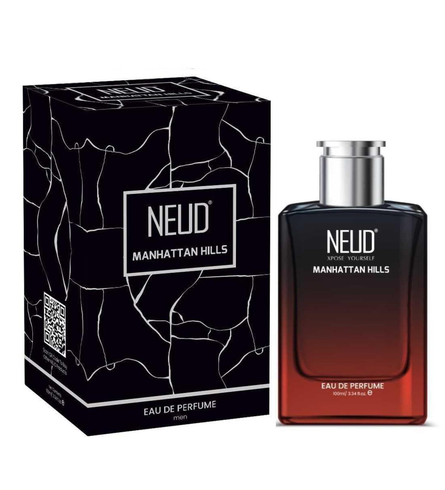 Manhattan Hills Luxury Perfume for Sophisticated Men Long Lasting EDP - 1 Pack (100ml) - Buy Online on GoSupps.com