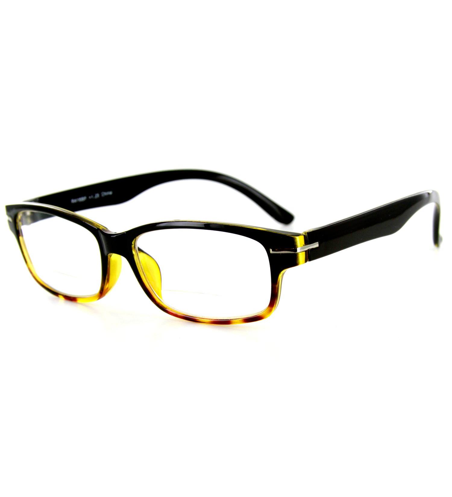 Men's Excursion Italian Retro Square Bifocal Reading Glasses - Tortoise +2.25 | International Shipping Available - Buy Online on GoSupps.com