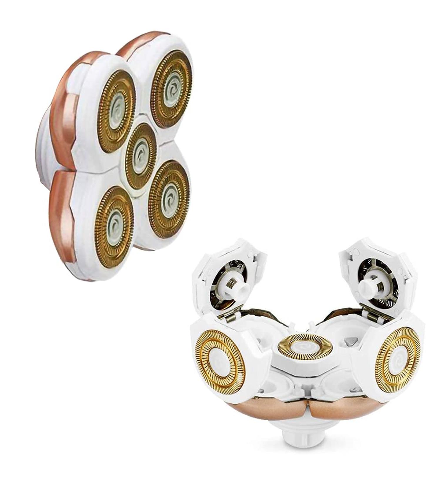 AHUADA Women's Electric Shaver Replacement Heads - 5 Legs Hair Removal Razor Blades - Buy Online on GoSupps.com